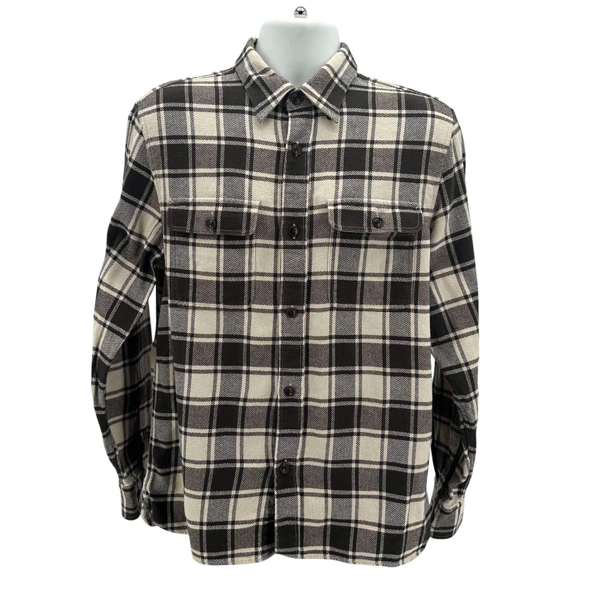 Banana Republic Banana Republic Mens Large Shirt Organic Cotton Flannel Size US L / EU 52-54 / 3 - 1 Thumbnail