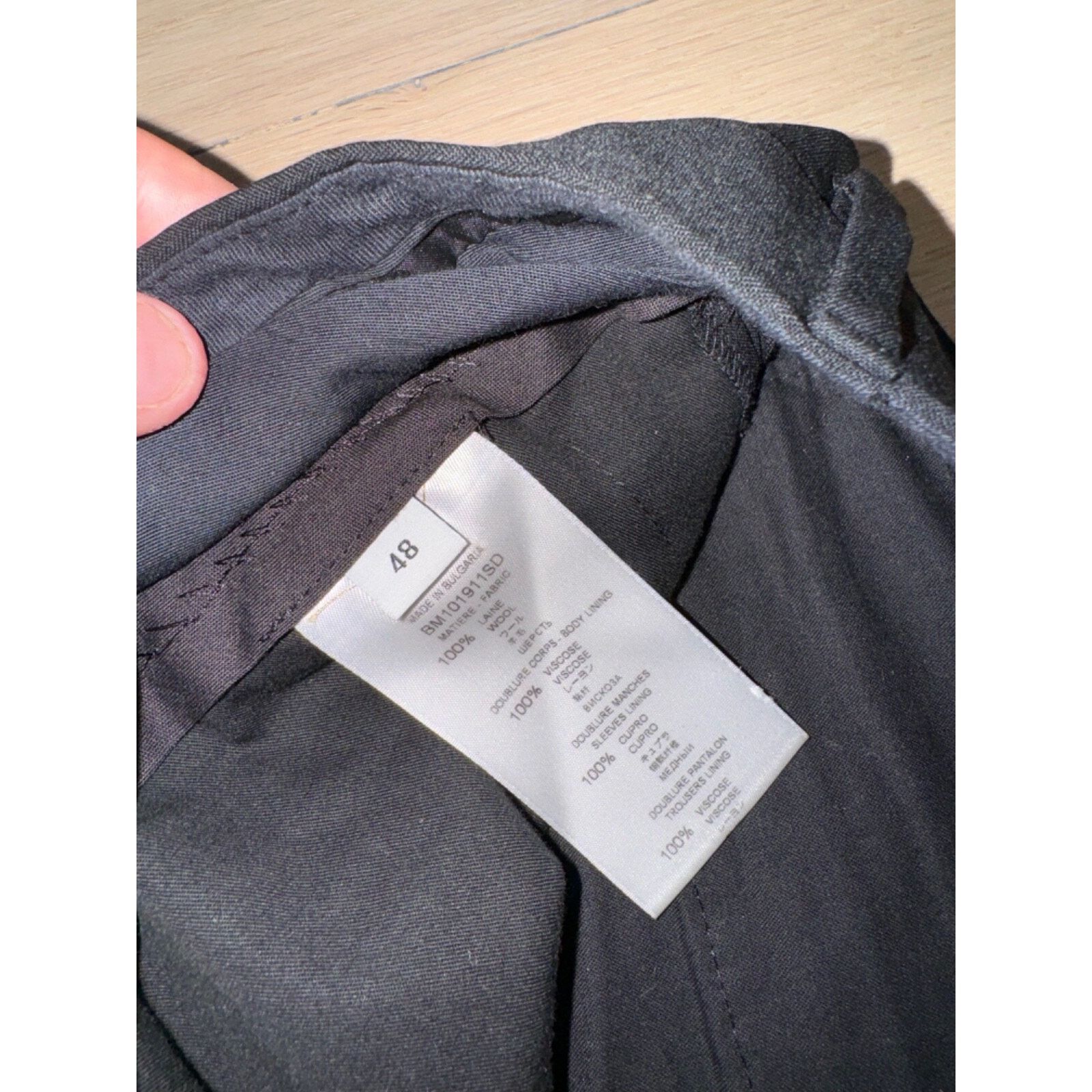 Givenchy Givenchy Paris Mens Suit Tuxedo 2 Piece Slim Fit Set 48 Size ONE SIZE - 16 Thumbnail