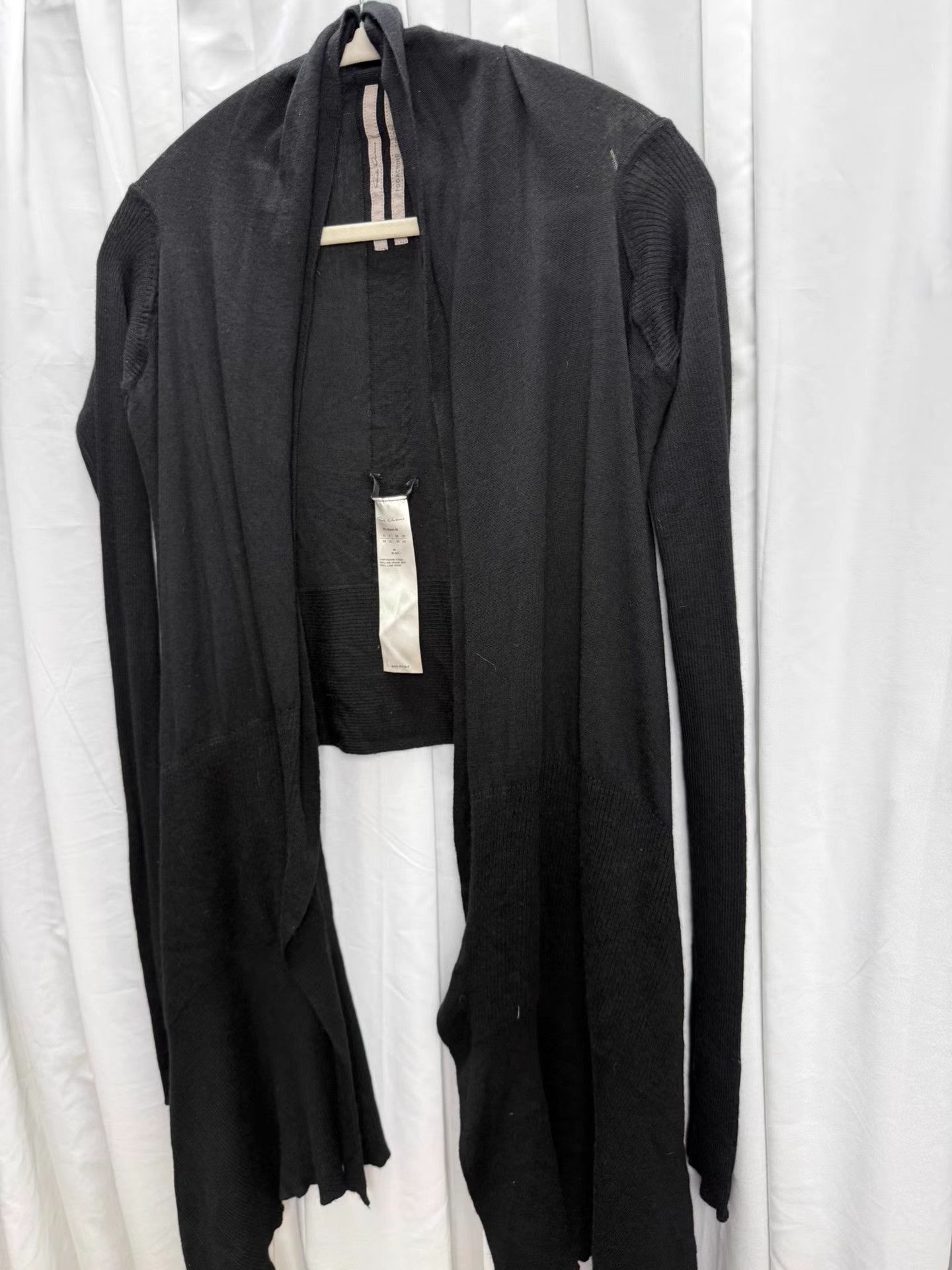 Rick Owens Rick Owens Asymmetrical Knit Jacket K20 Size US XS / EU 42 / 0 - 3 Thumbnail