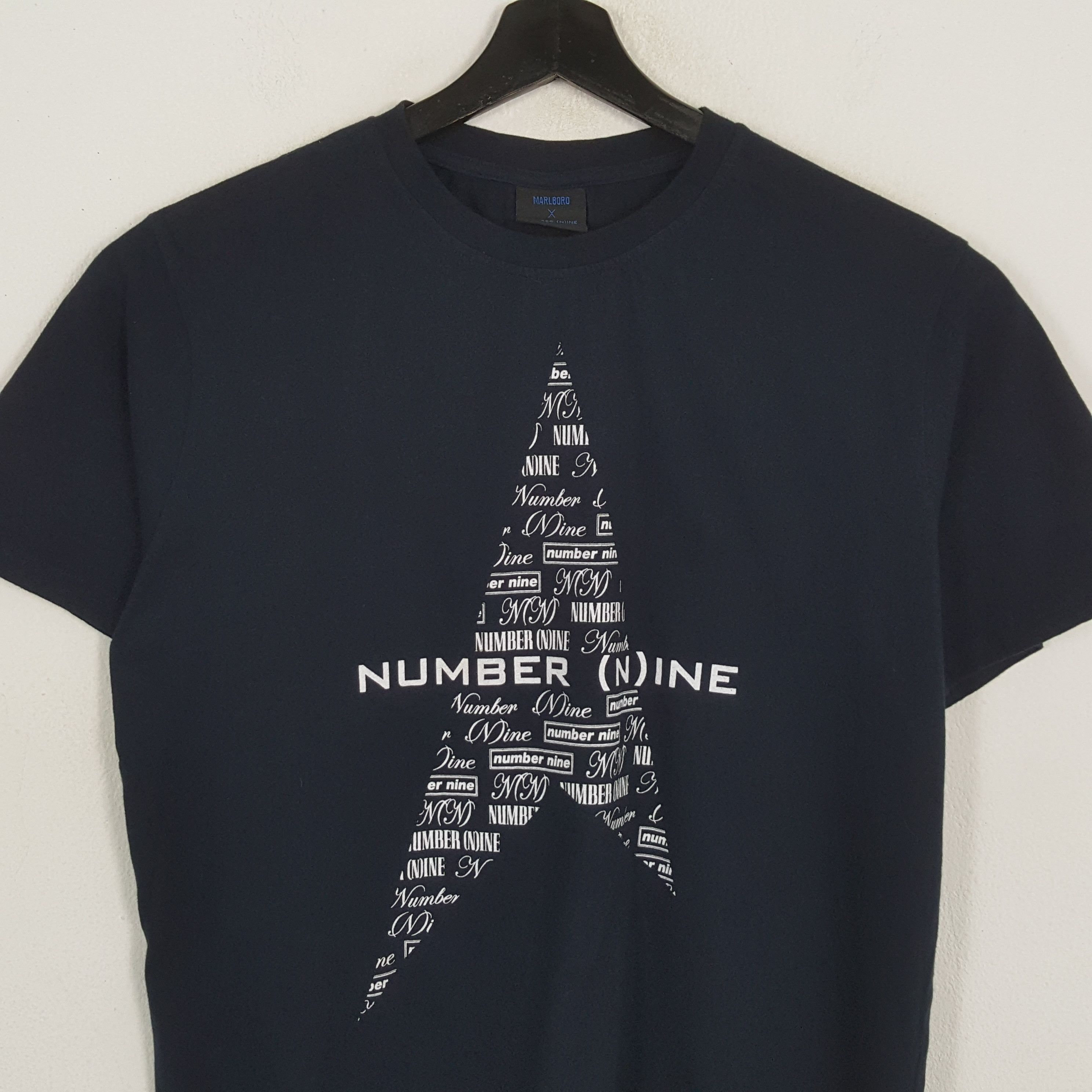 Marlboro × Number (N)ine × Vintage MARLBORO x NUMBER (N)INE Japanese Brand Designer Tshirt Size US L / EU 52-54 / 3 - 2 Thumbnail