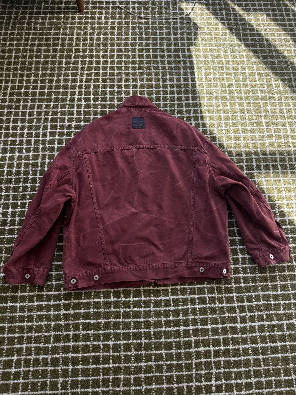 Off-White Off-White Distressed Denim Jacket - Oversized - NWT Size US XL / EU 56 / 4 - 7 Thumbnail