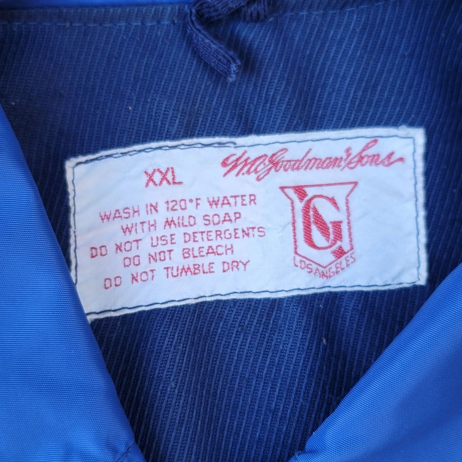 NFL Vtg 70s LA Rams John Williams Game Worn Sideline Jacket NFL Size US XXL / EU 58 / 5 - 7 Thumbnail