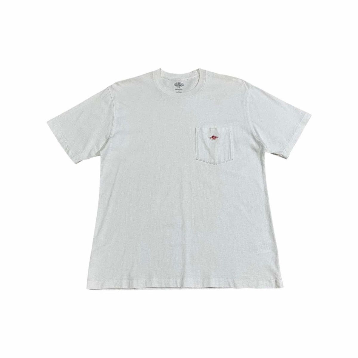Danton × Japanese Brand × Vintage 🔥Danton Pocket Tee Shirt White Size US L / EU 52-54 / 3 - 1 Thumbnail