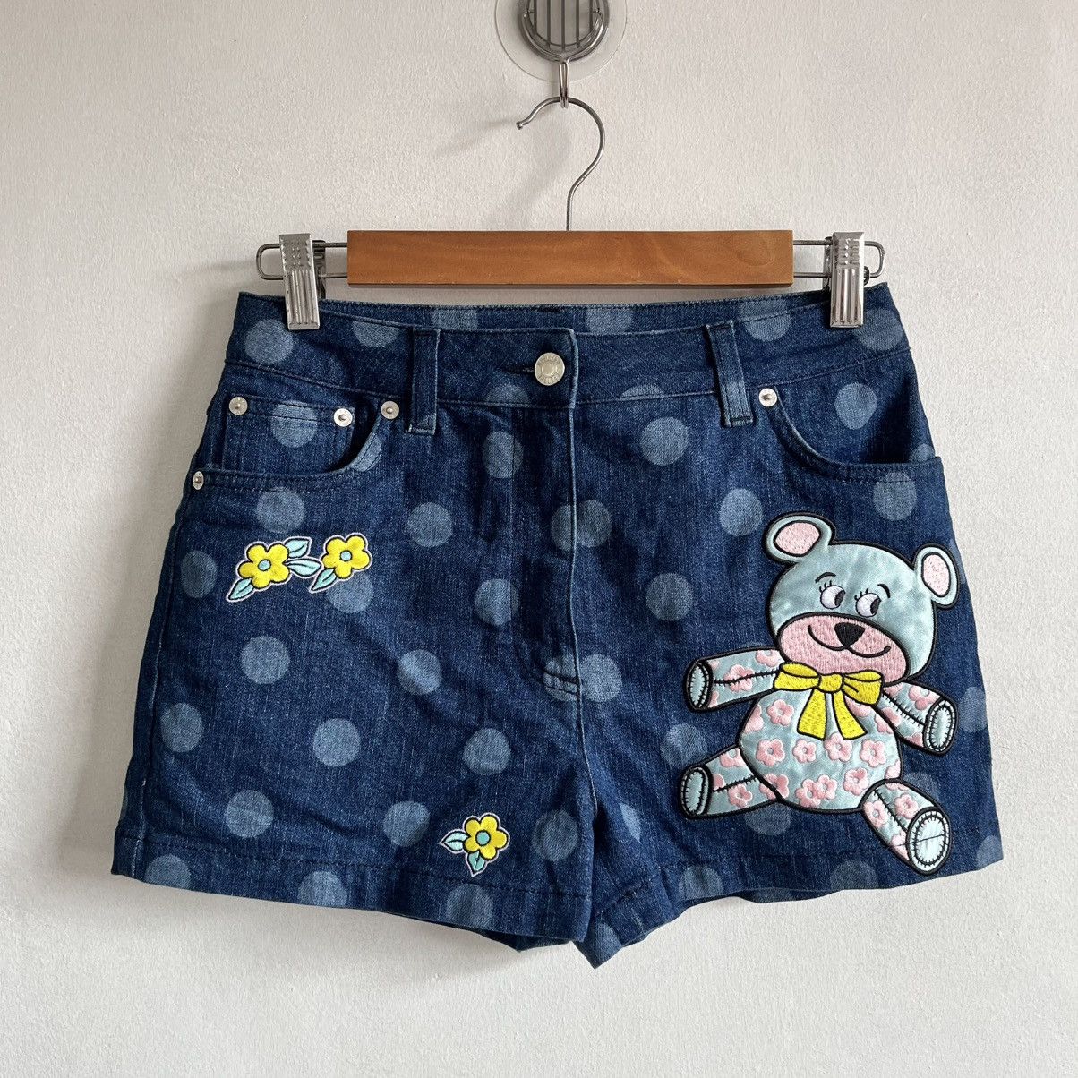Moschino MOSCHINO SATIN ANIMAL PATCHES Size 28" / US 6 / IT 42 - 1 Thumbnail