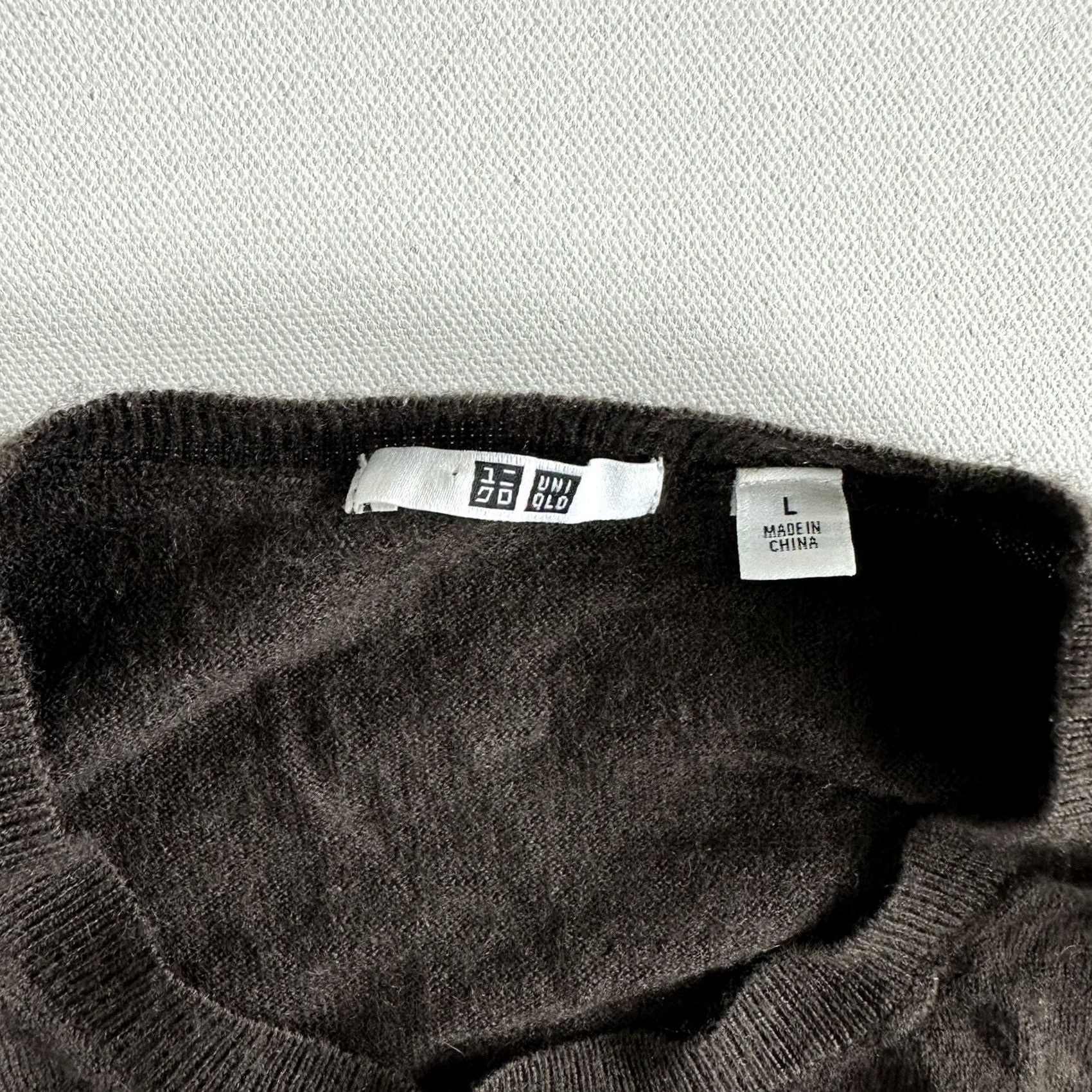 Uniqlo Uniqlo Sweater Pullover Crew Neck Long Sleeve Brown 100% Wool Mark XXL 2XL Top Size US L / EU 52-54 / 3 - 5 Thumbnail