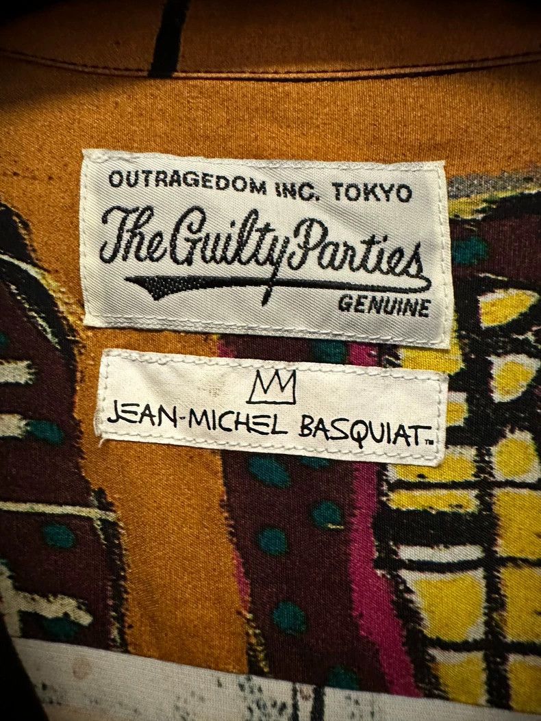 Wacko Maria Wacko Maria JEAN-MICHEL BASQUIAT Yellow Patchwork Graffiti Size US L / EU 52-54 / 3 - 3 Thumbnail