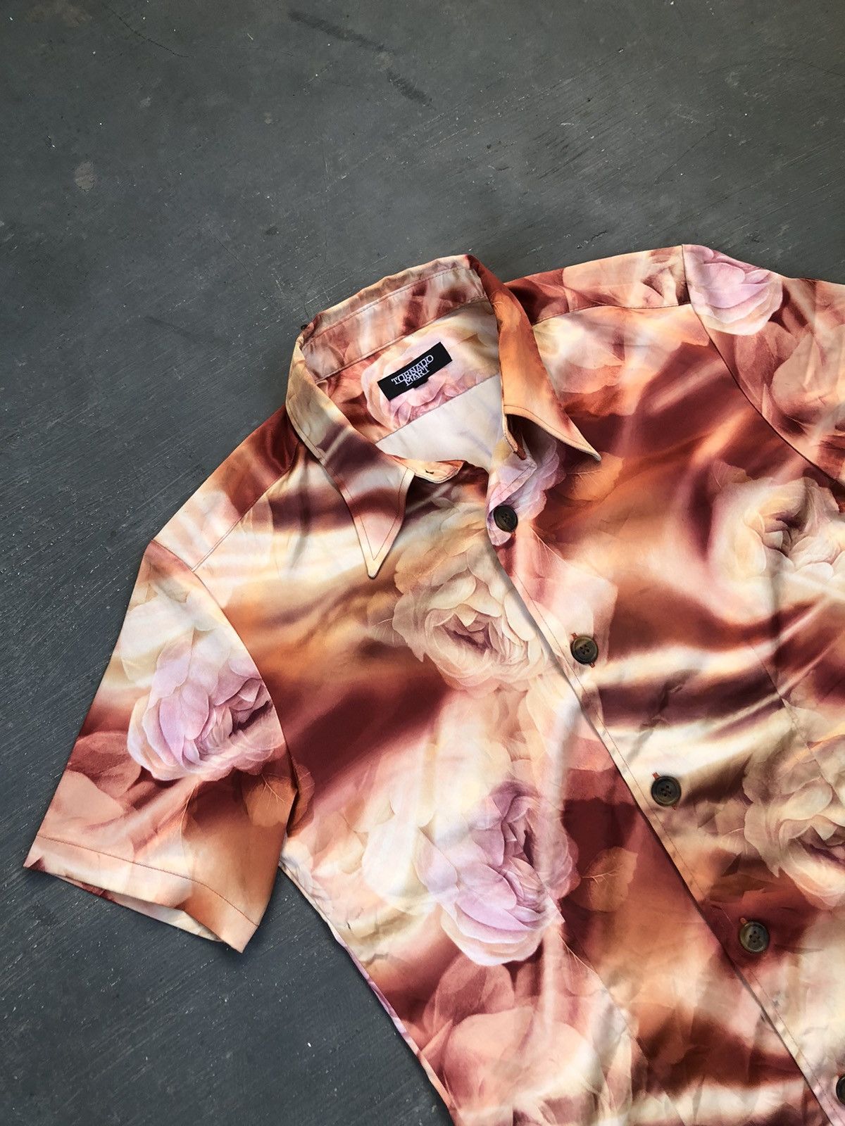 Japanese Brand × Tornado Mart Tornado Mart Rose Shirt Size US M / EU 48-50 / 2 - 2 Thumbnail