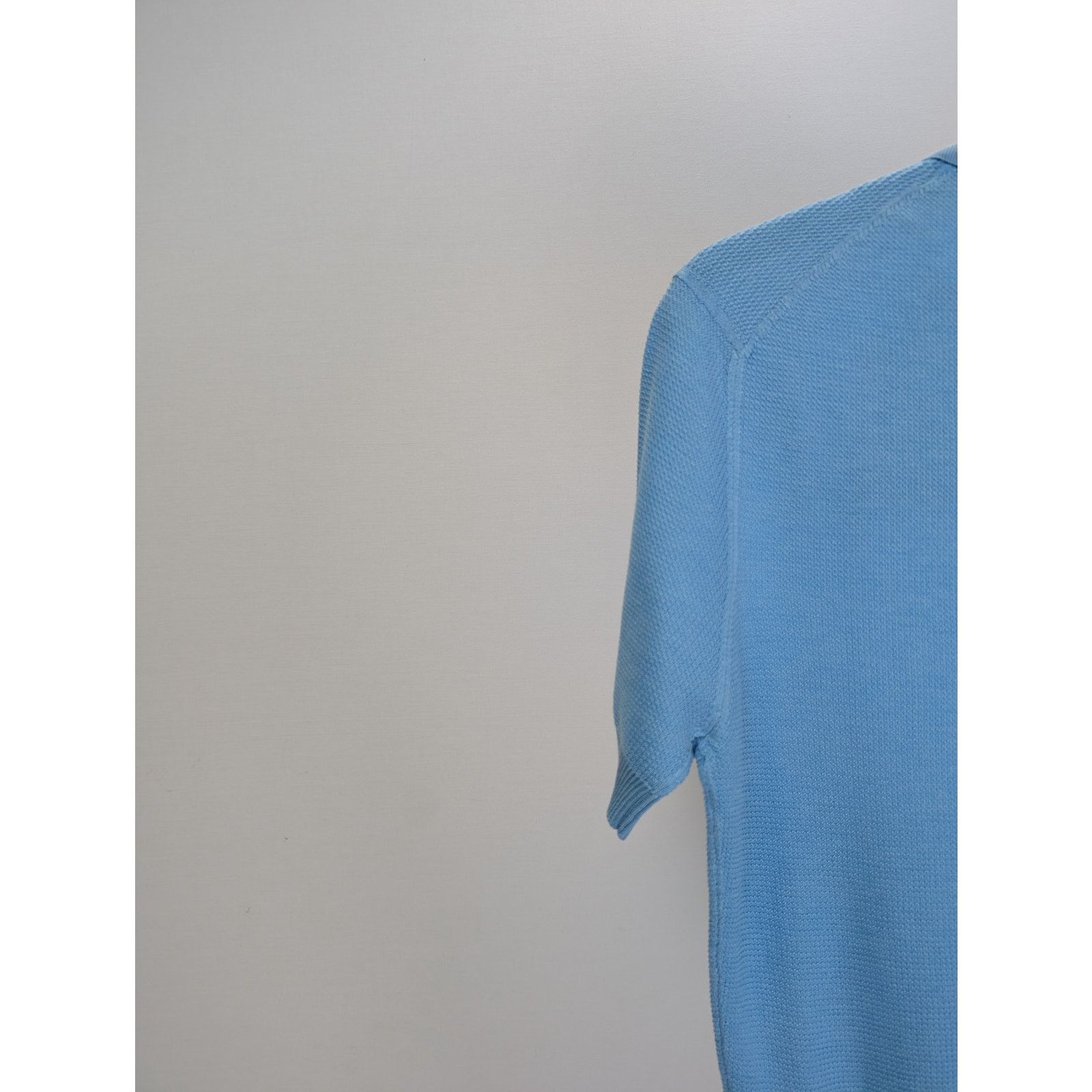 Tom Ford o1rshd1 Knit Polo in Blue Size US M / EU 48-50 / 2 - 7 Thumbnail