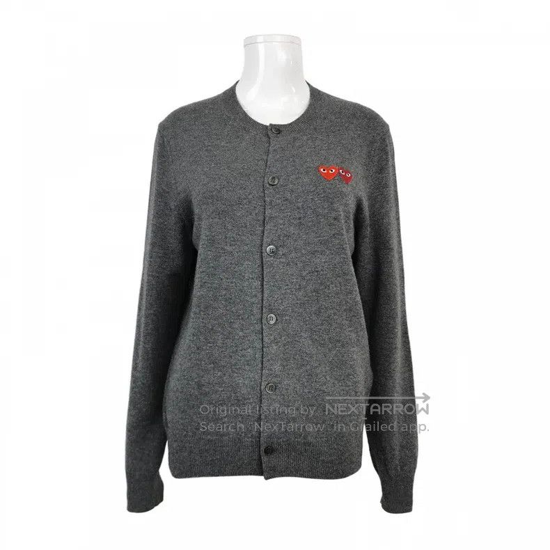 Comme des Garcons Comme Des Garcons Wool Single-Button Round Neck Knit Size M / US 6-8 / IT 42-44 - 1 Thumbnail