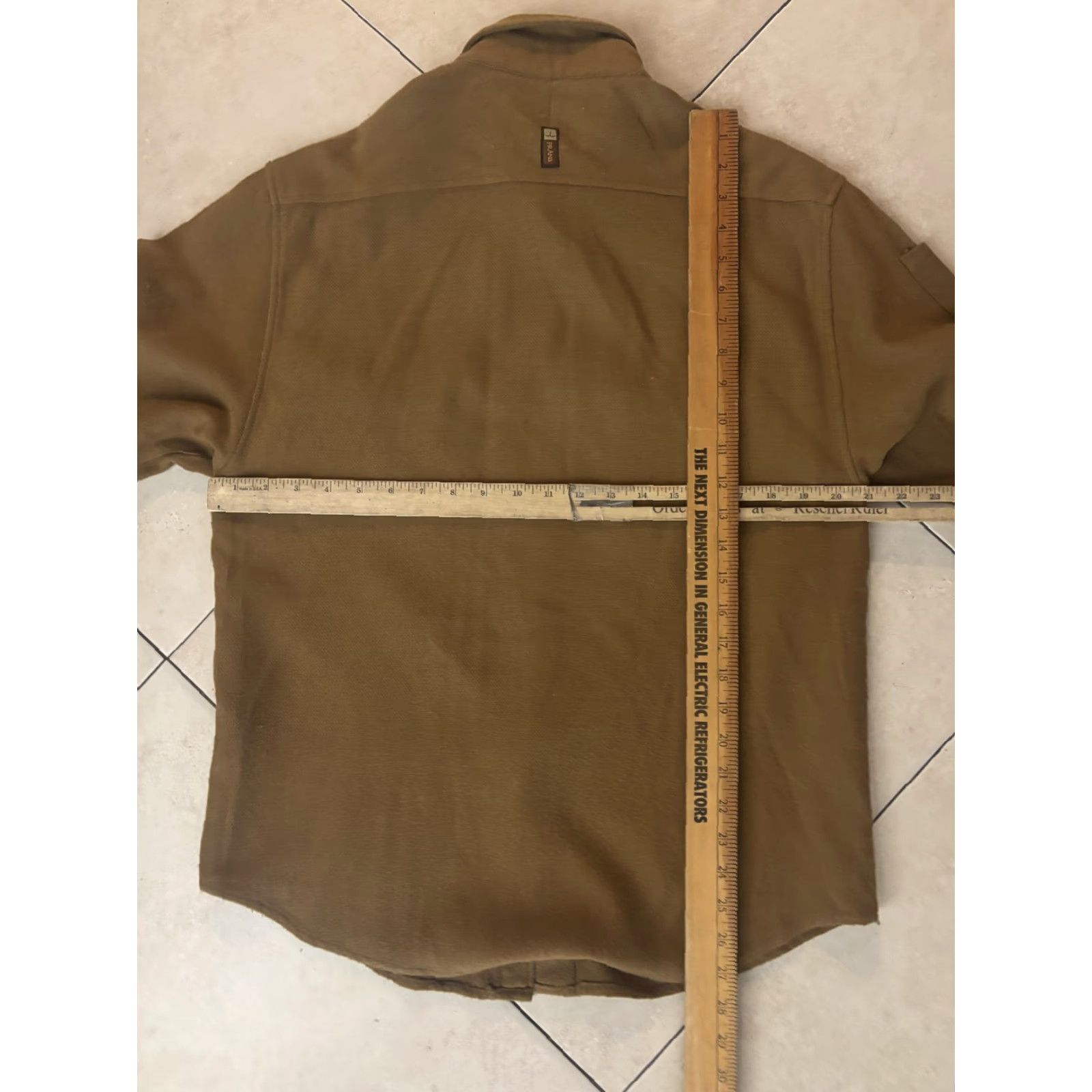Prana prAna Shacket Mens M Brown Balboa Wool Blend Snap Front Twill Jacket Shirt Size US M / EU 48-50 / 2 - 7 Thumbnail