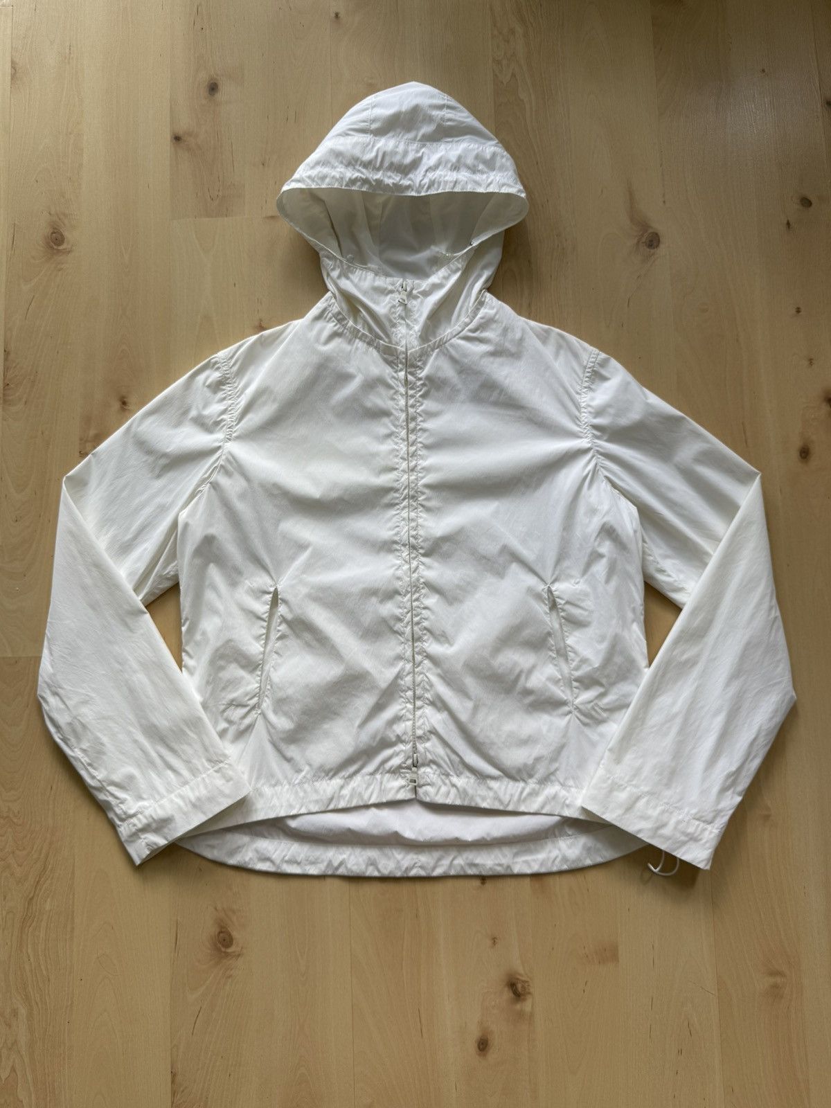 Jil Sander Jil Sander Archive white hooded jacket runway Size S / US 4 / IT 40 - 3 Thumbnail