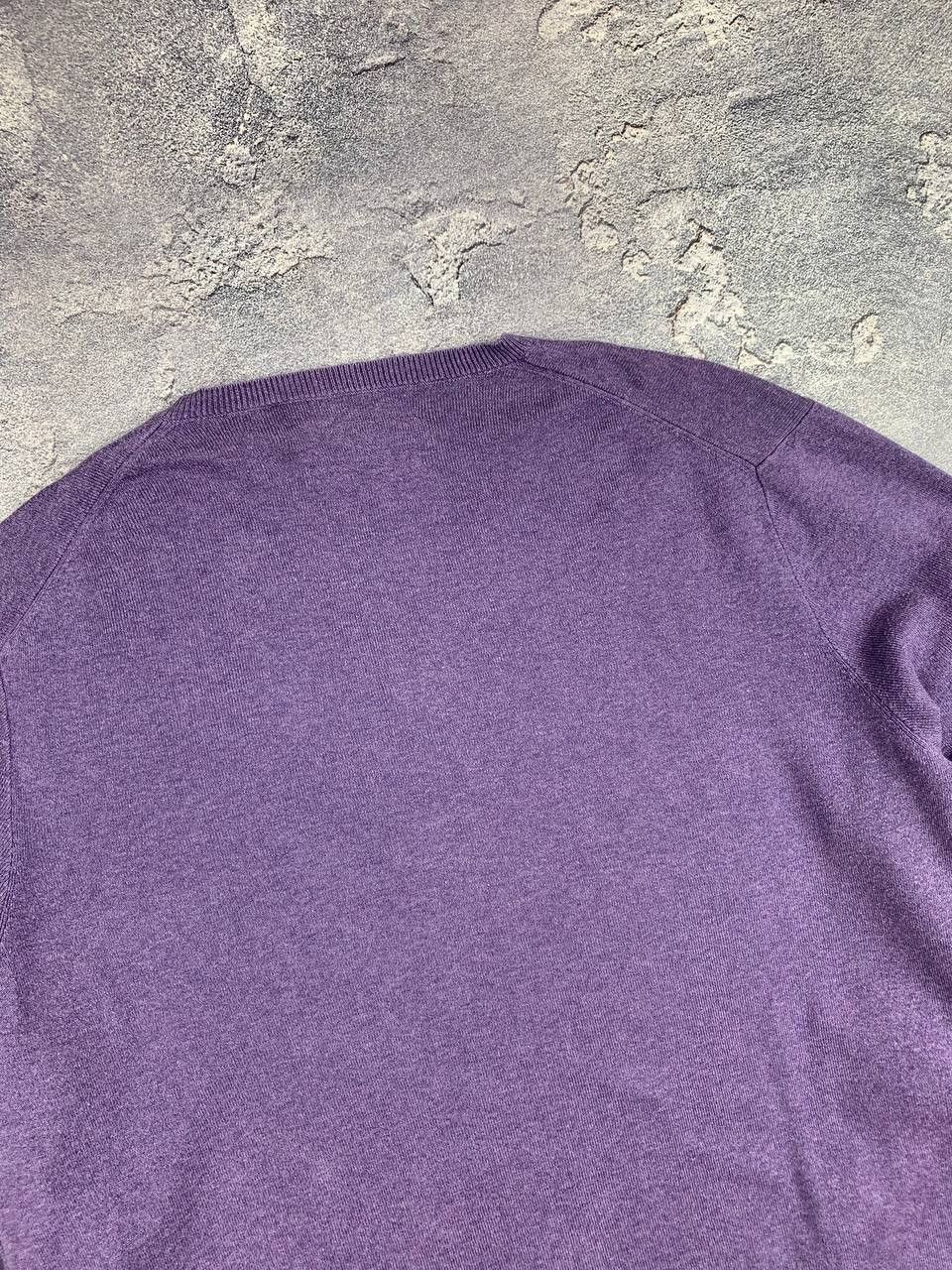 Polo Ralph Lauren Polo Ralph Lauren Men’s V-Neck Sweater Purple Pima Cotton Size US M / EU 48-50 / 2 - 16 Thumbnail