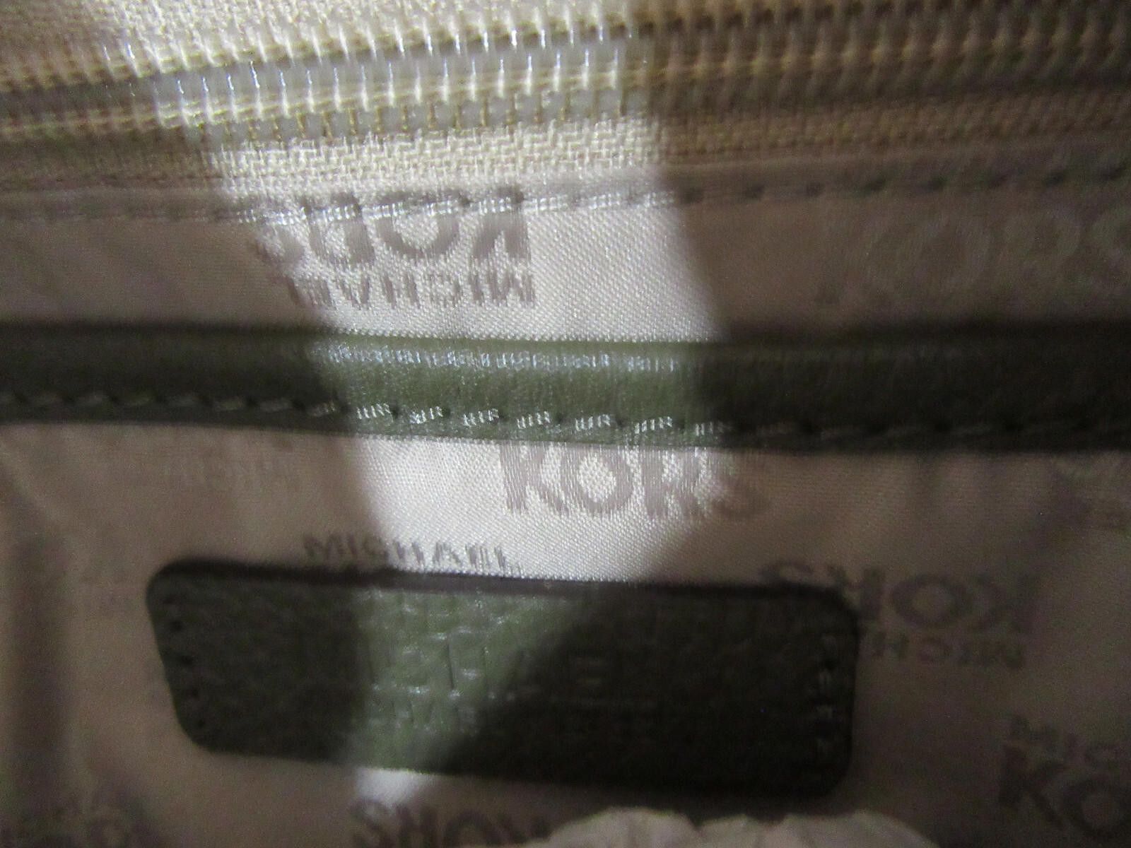 Michael Kors Michael Kors Abbey Leather Medium Studded Backpack Olive NEW Size ONE SIZE - 8 Thumbnail