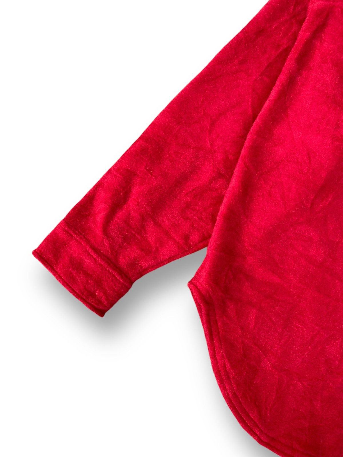 Polo Ralph Lauren × Vintage Vintage Polo Ralph Lauren Red Fleece Shirt Made in USA. #D4 Size US L / EU 52-54 / 3 - 3 Thumbnail