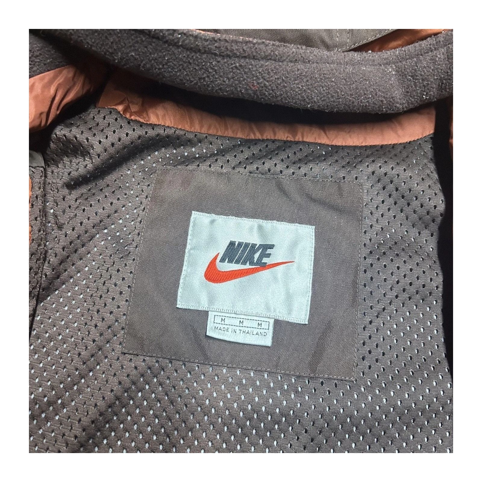 Nike Vintage Nike Double Zip Track Brown Jacket 90's M Center Che Size US M / EU 48-50 / 2 - 5 Thumbnail