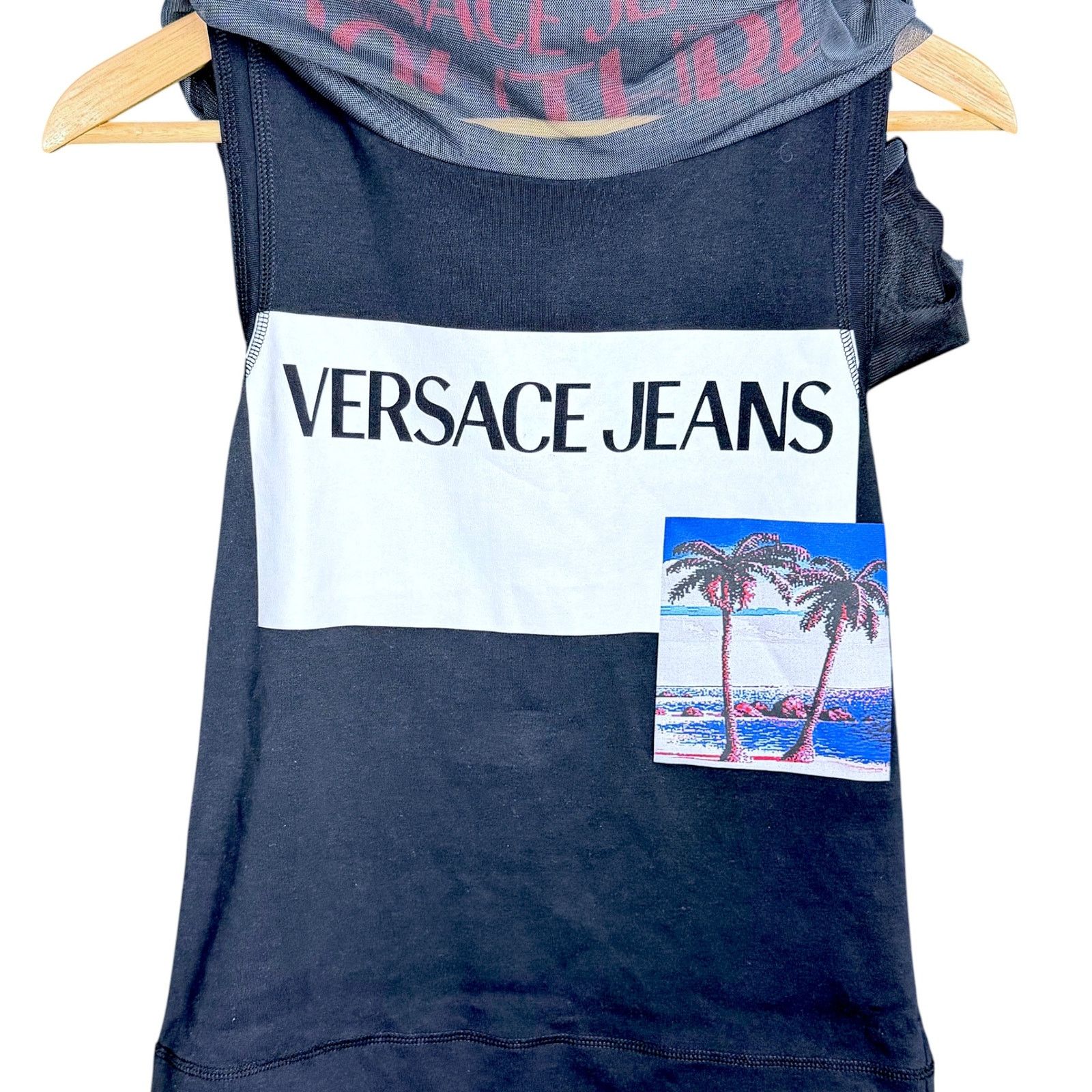 Versace Jeans Couture Versace Jeans Couture Women's M MeshTank Top Graphic T-Shirt Size M / US 6-8 / IT 42-44 - 8 Thumbnail