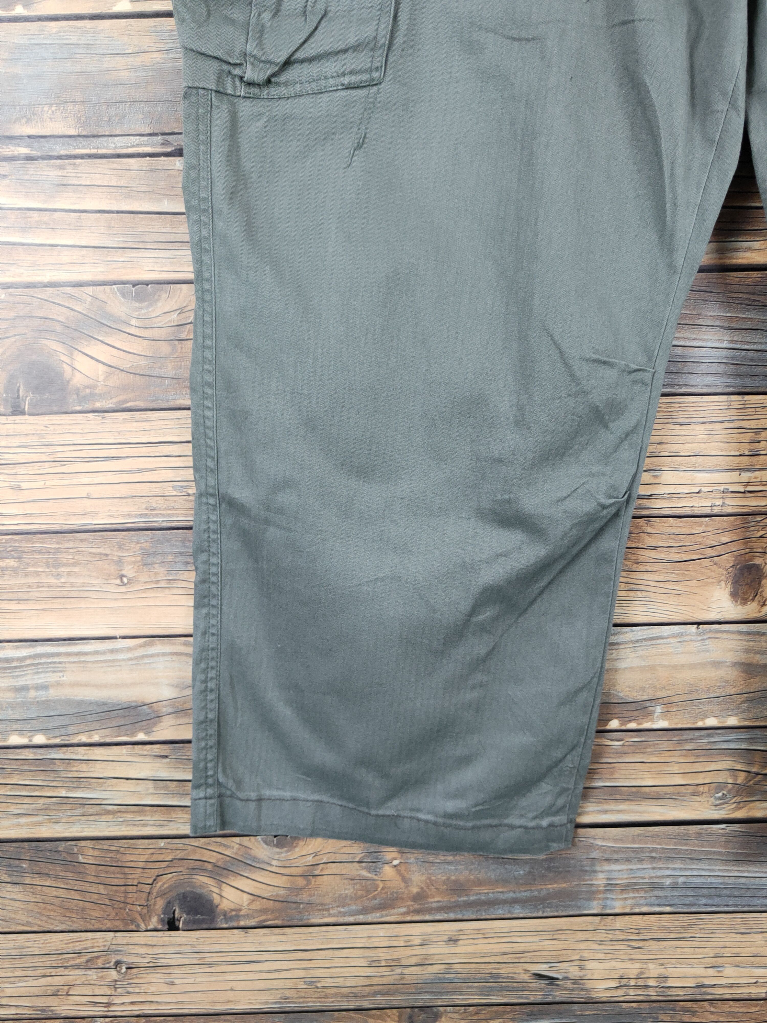 Japanese Brand Road Runner Green Multipocket Tactical Cargo Pants #W1029 Size US 36 / EU 52 - 4 Thumbnail