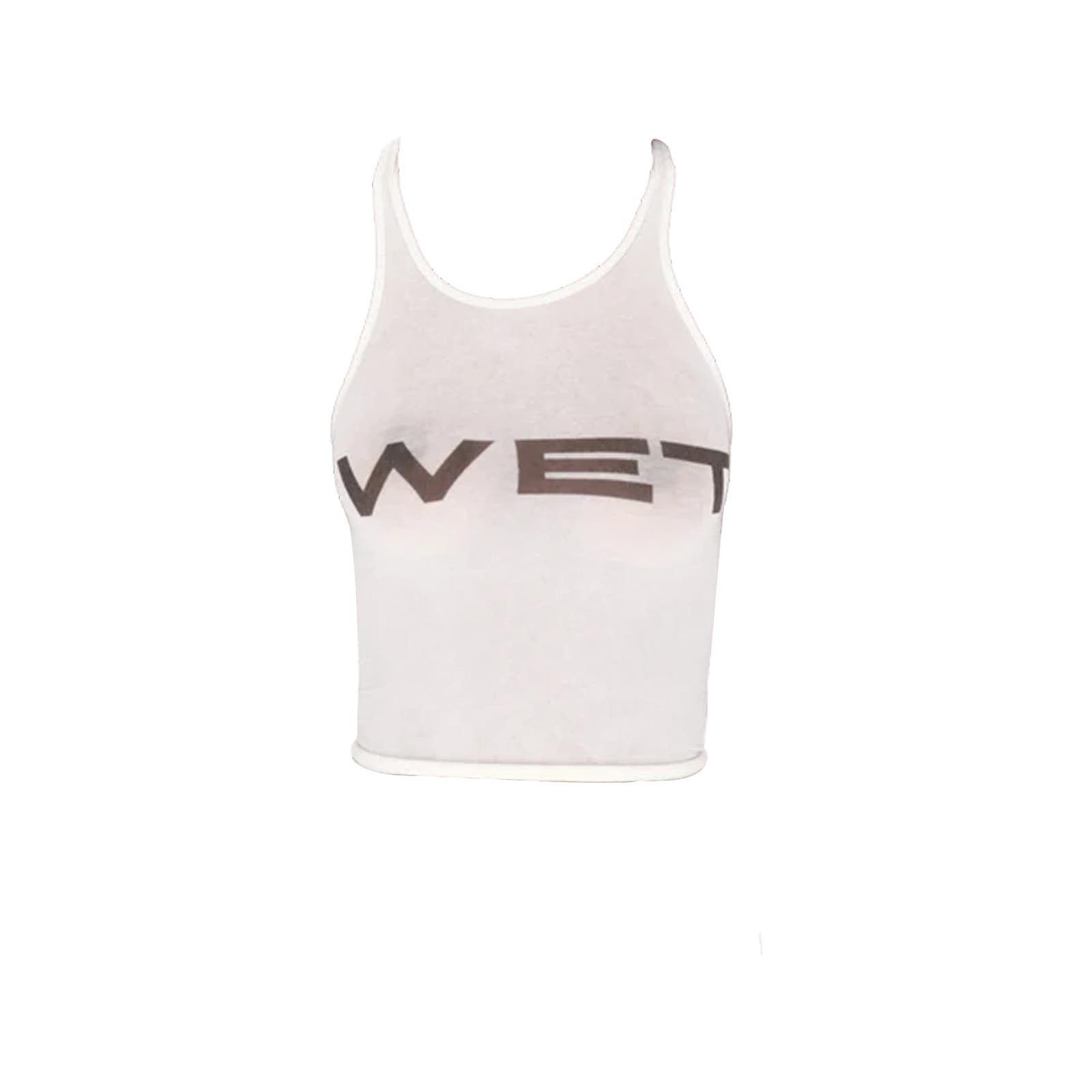 Kanye West YZY MOWALOLA WET TANK - WHITE SIZE 2 | Grailed