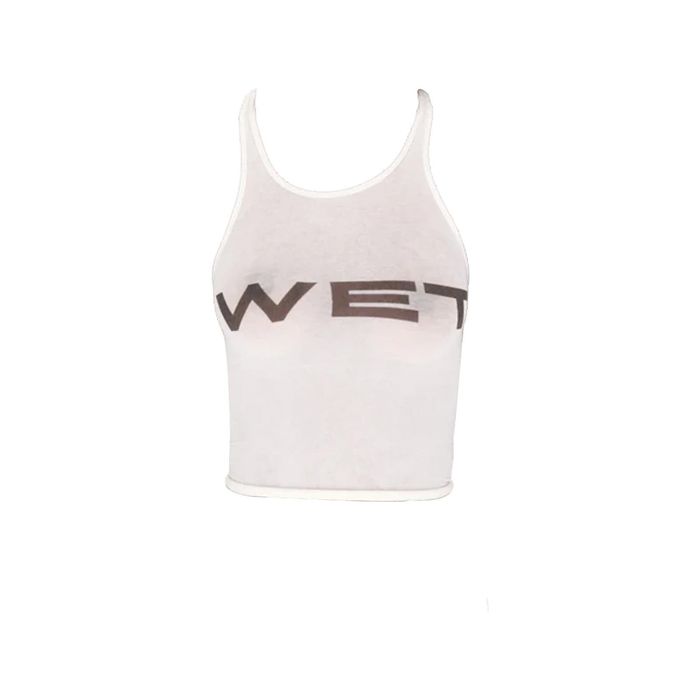 Kanye West YZY MOWALOLA WET TANK WHITE SIZE 2 Grailed