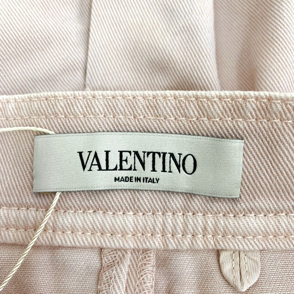 Valentino Valentino Light Pink Cotton Casual Pleated Mini Skirt K26WX Size 27" / US 4 / IT 40 - 6 Thumbnail