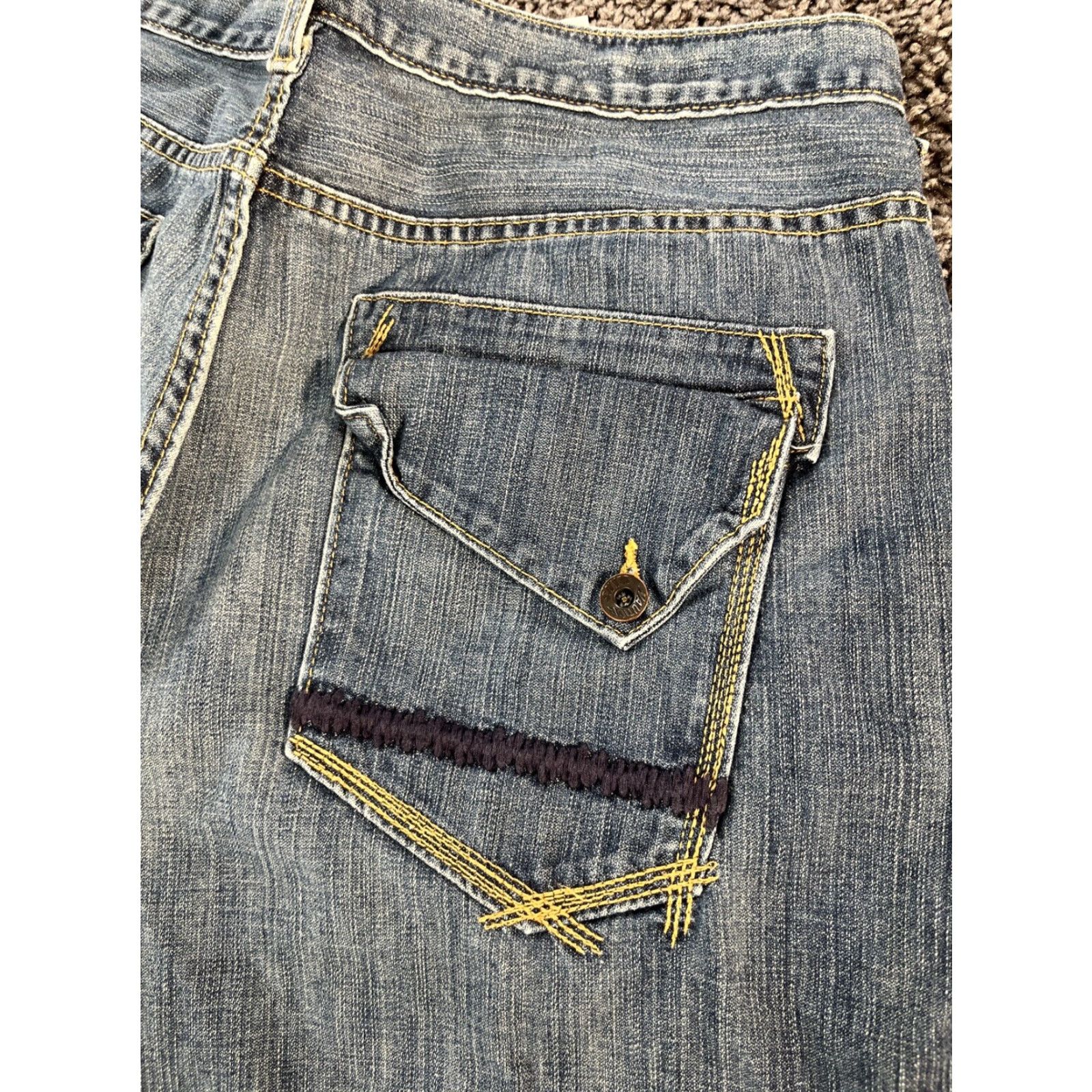 Nautica VINTAGE Nautica Jeans Mens 34x31 Baggy Denim Medium Wash Pants Y2K Straight Relaxed 5-Pocket Mens Blue Size US 34 / EU 50 - 4 Thumbnail