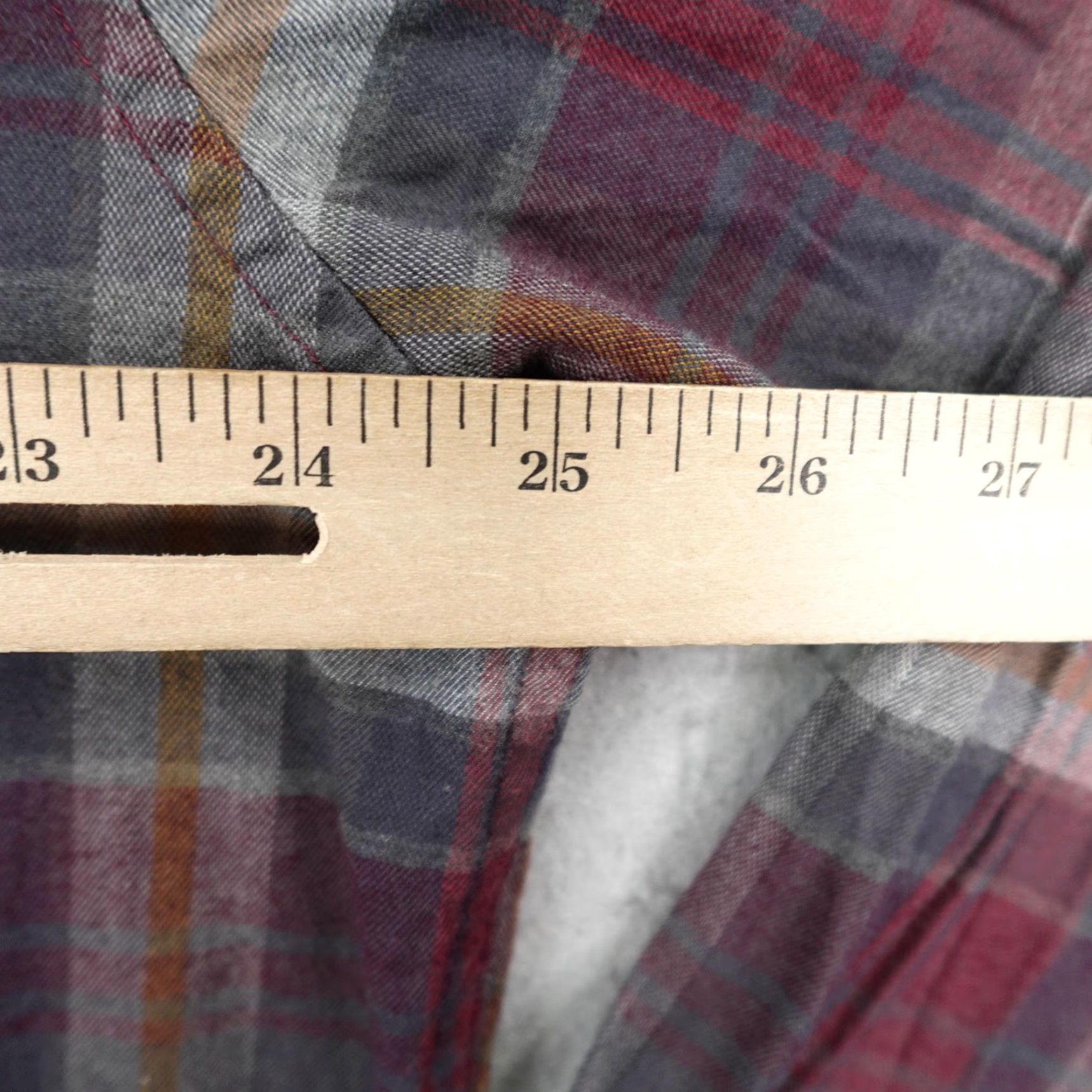 TravisMathew Travis Mathew Shirt Mens 2XL Red Gray Plaid Flannel Button Down Long Sleeve Golf Shirt Size US XXL / EU 58 / 5 - 7 Thumbnail