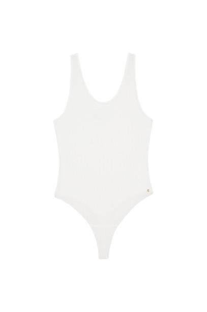 Anine Bing ANINE BING Women Bodysuit Tops A 08 10672 OFW1 Beige Size M / US 6-8 / IT 42-44 - 1 Thumbnail