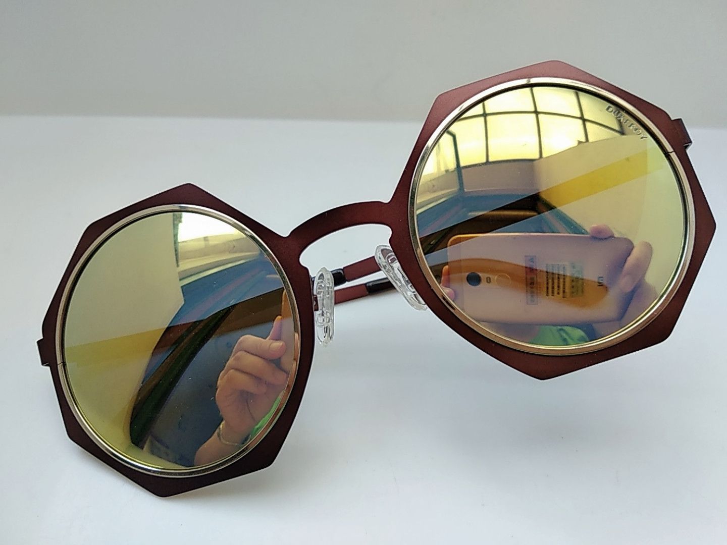 Other Dukeroy Round Titanium Sunglasses Frame GATSBY ARISTOCRAT Size ONE SIZE - 6 Thumbnail