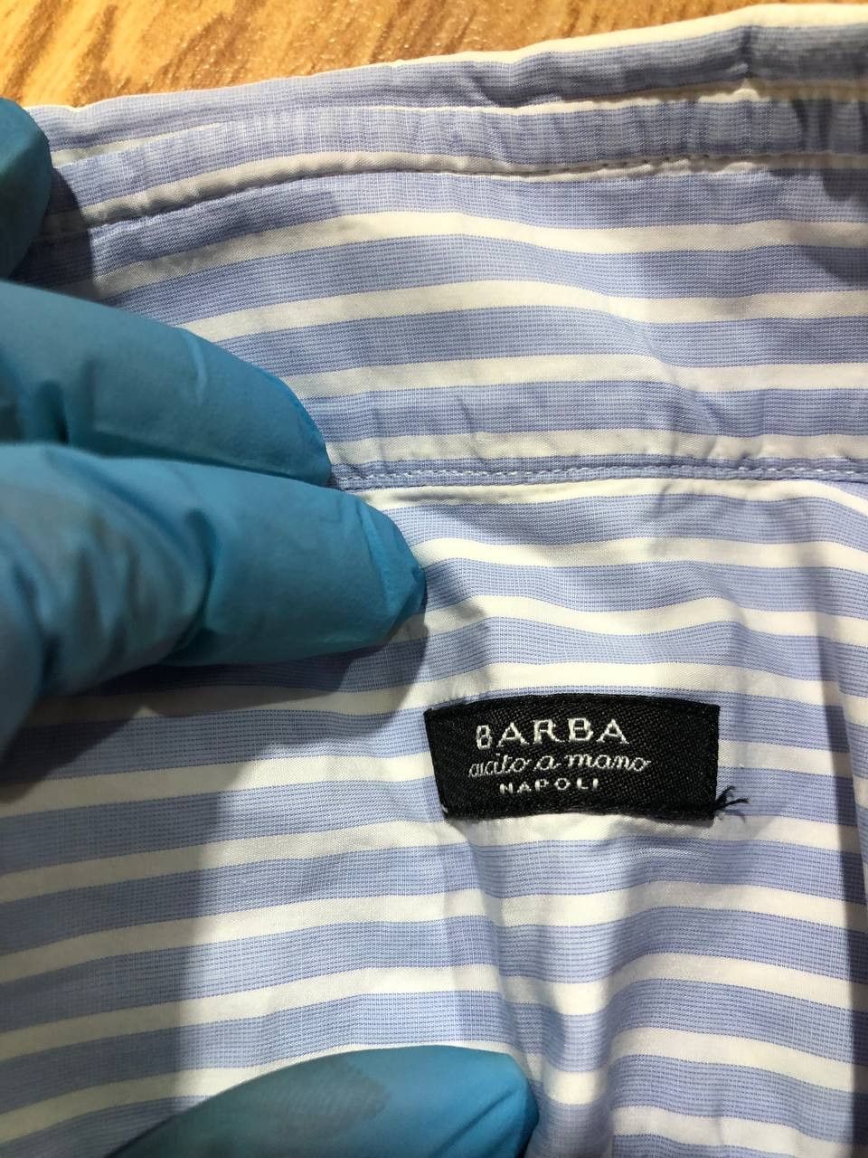 Barba Napoli Barba Napoli Classic Formal Dress Shirt Striped Long Sleeve Size US M / EU 48-50 / 2 - 2 Thumbnail