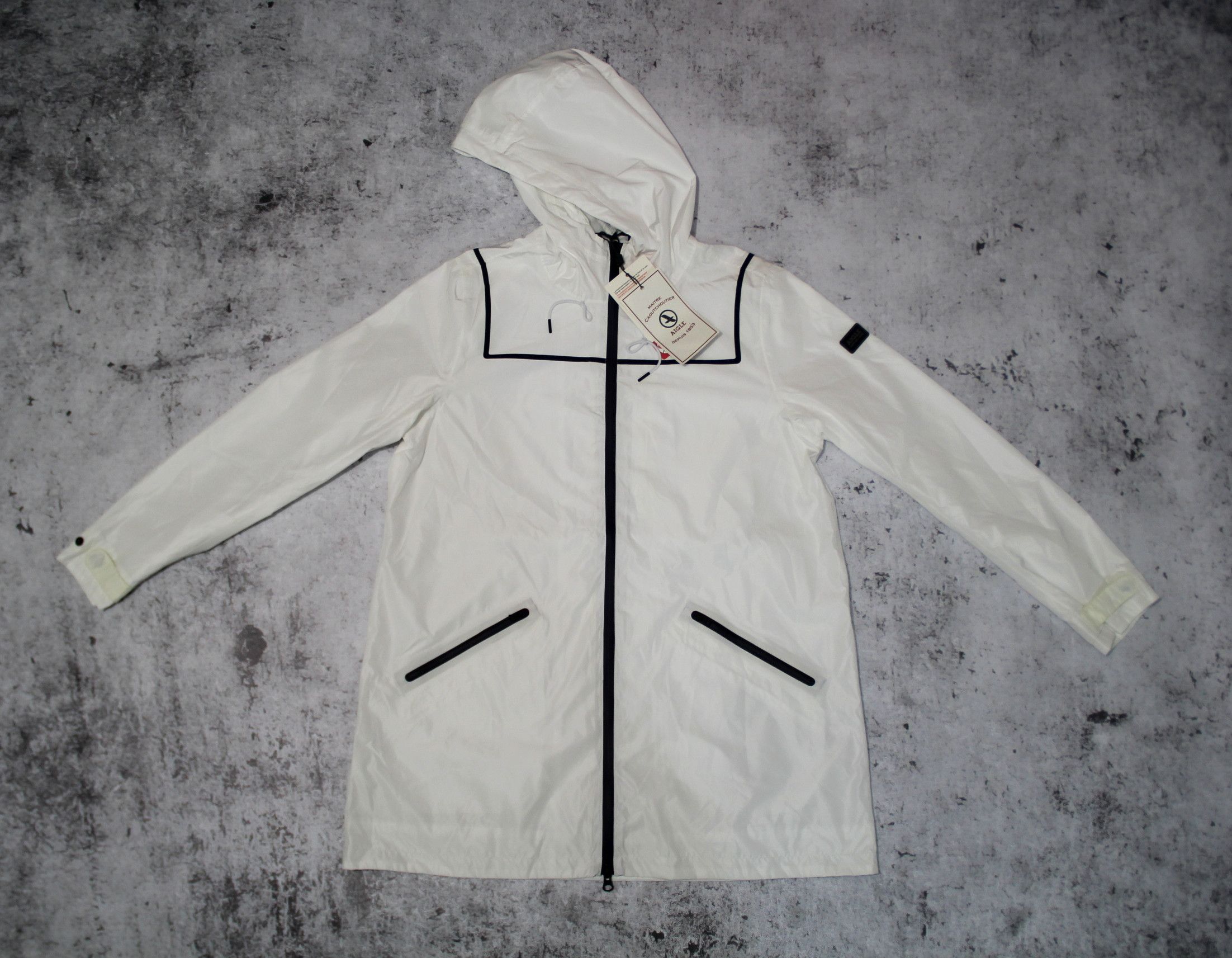 Aigle AIGLE RAIN COAT JACKET MTD WHITE Size M / US 6-8 / IT 42-44 - 1 Thumbnail
