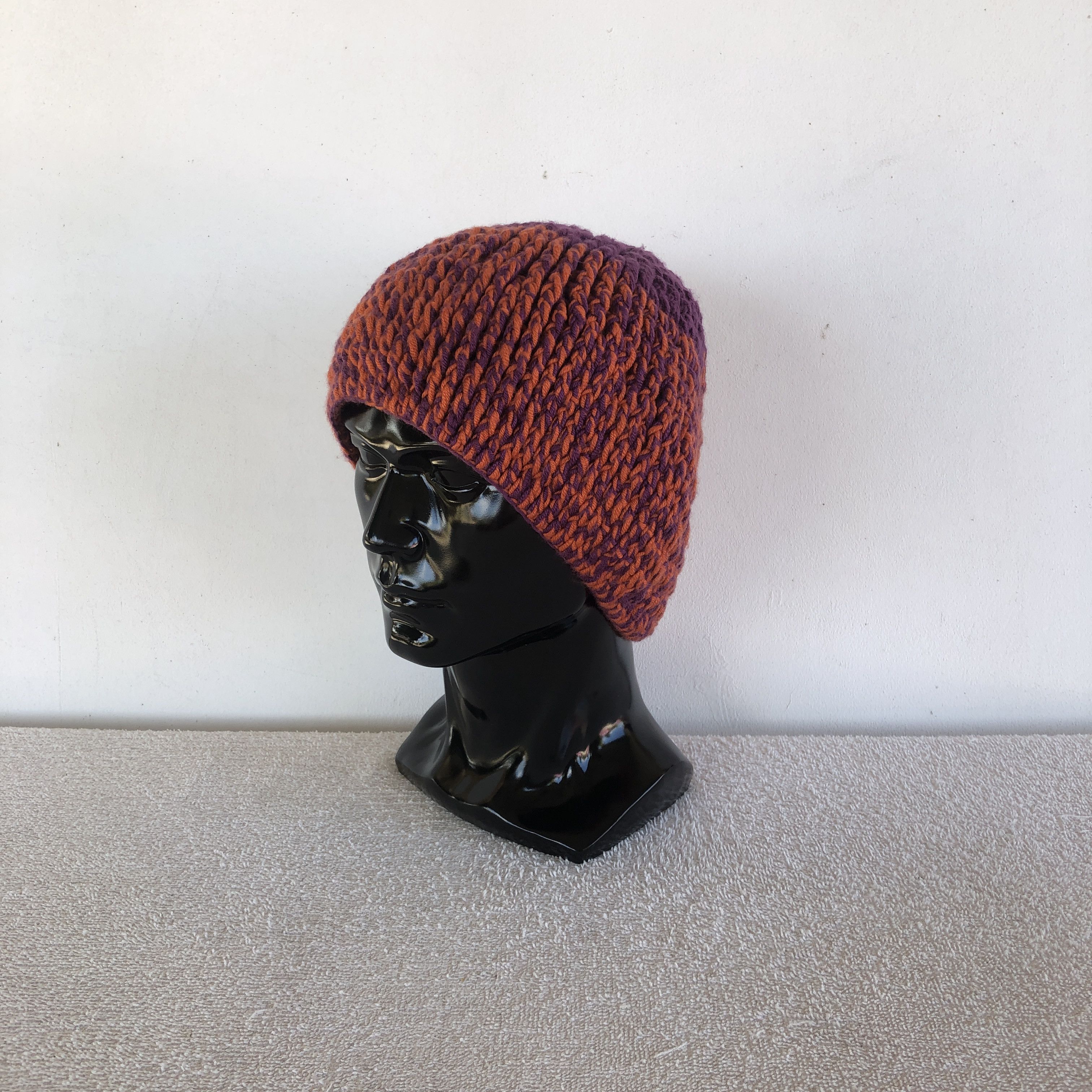 Japanese Brand Vintage Japanese Knitted Raggae Beanie Hippie Hats Size ONE SIZE - 1 Thumbnail
