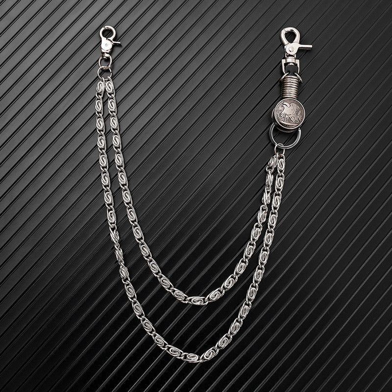 Jewelry Punk Fashion Double Layer Pants Waist Chain Size ONE SIZE - 5 Thumbnail