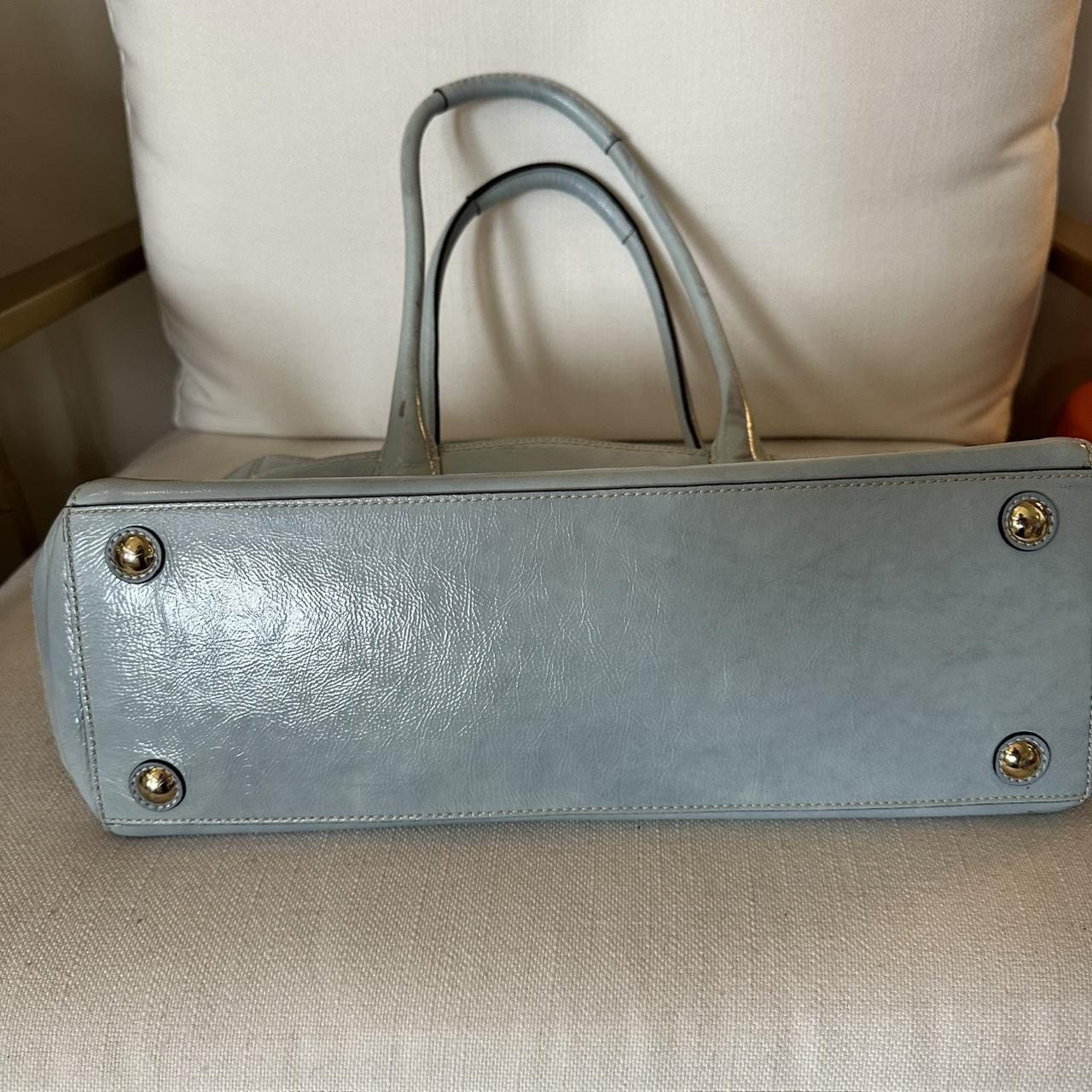 Coach Coach Sky Blue Patent Leather Front Pocket Tote Size ONE SIZE - 8 Thumbnail