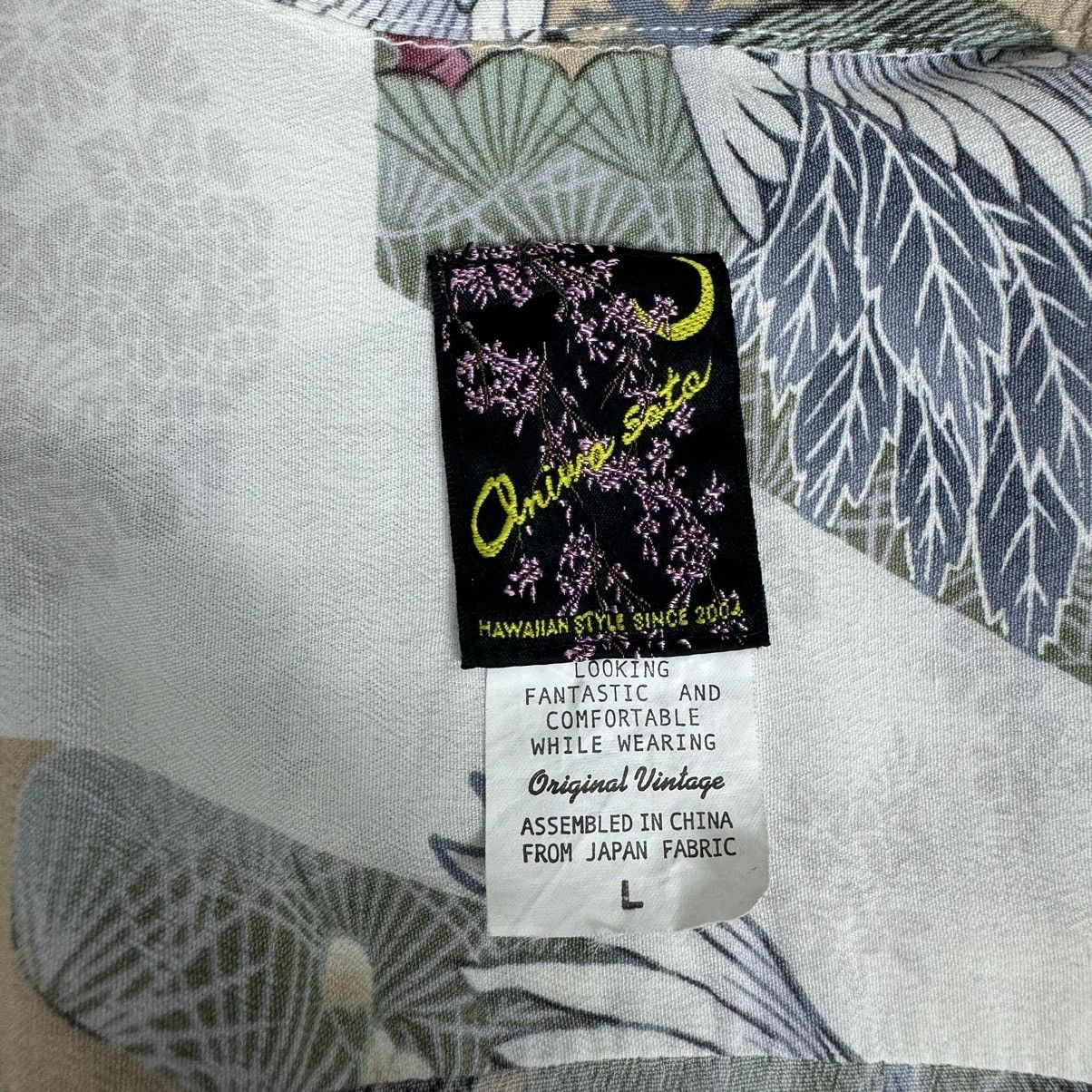 Japanese Brand ☀️ONIWA SOTO HAWAII STYLE SUKAJAN RAYON SHIRTS Size US L / EU 52-54 / 3 - 8 Thumbnail