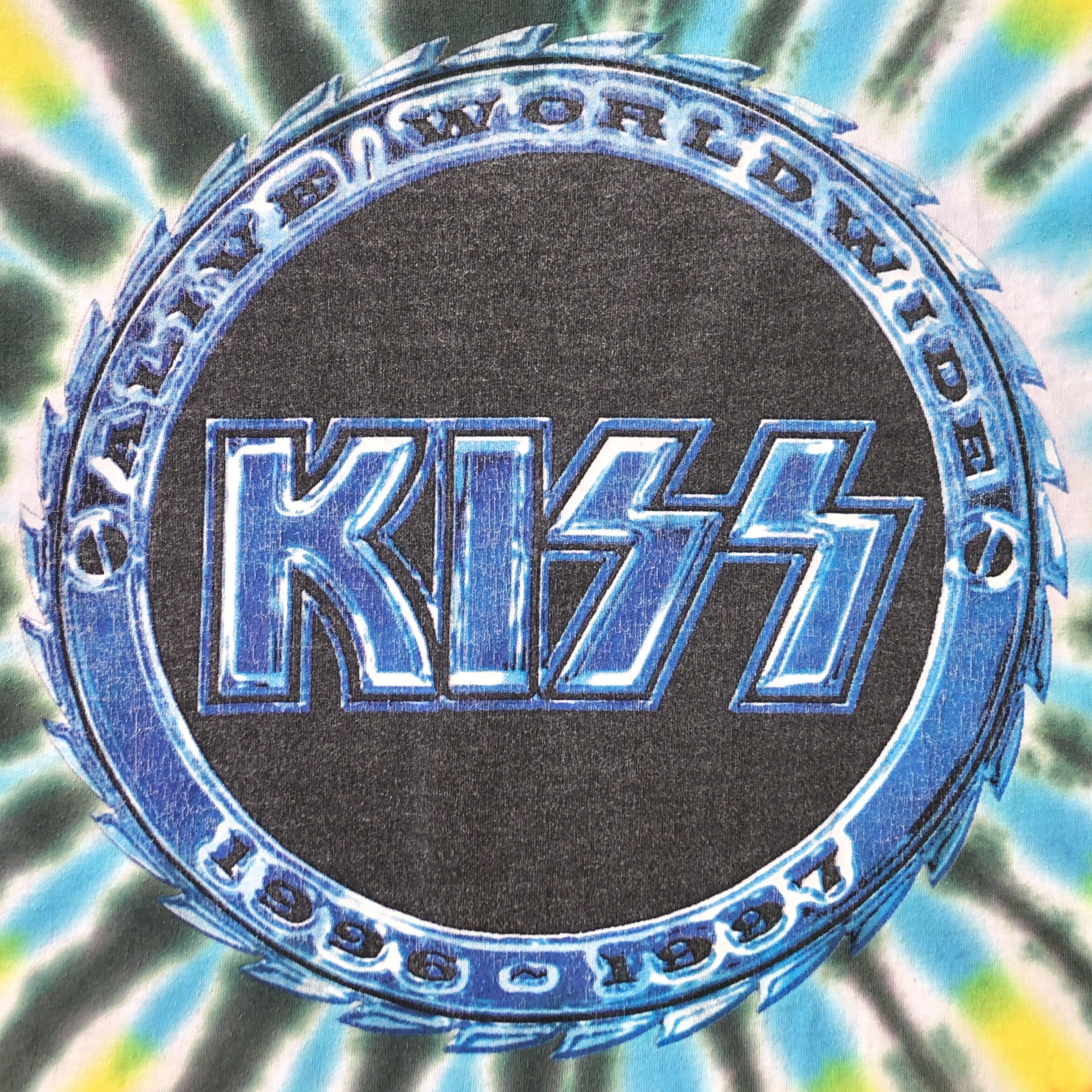Band Tees Vintage 90s KISS Tie dye T-shirt XL Size US XL / EU 56 / 4 - 6 Thumbnail