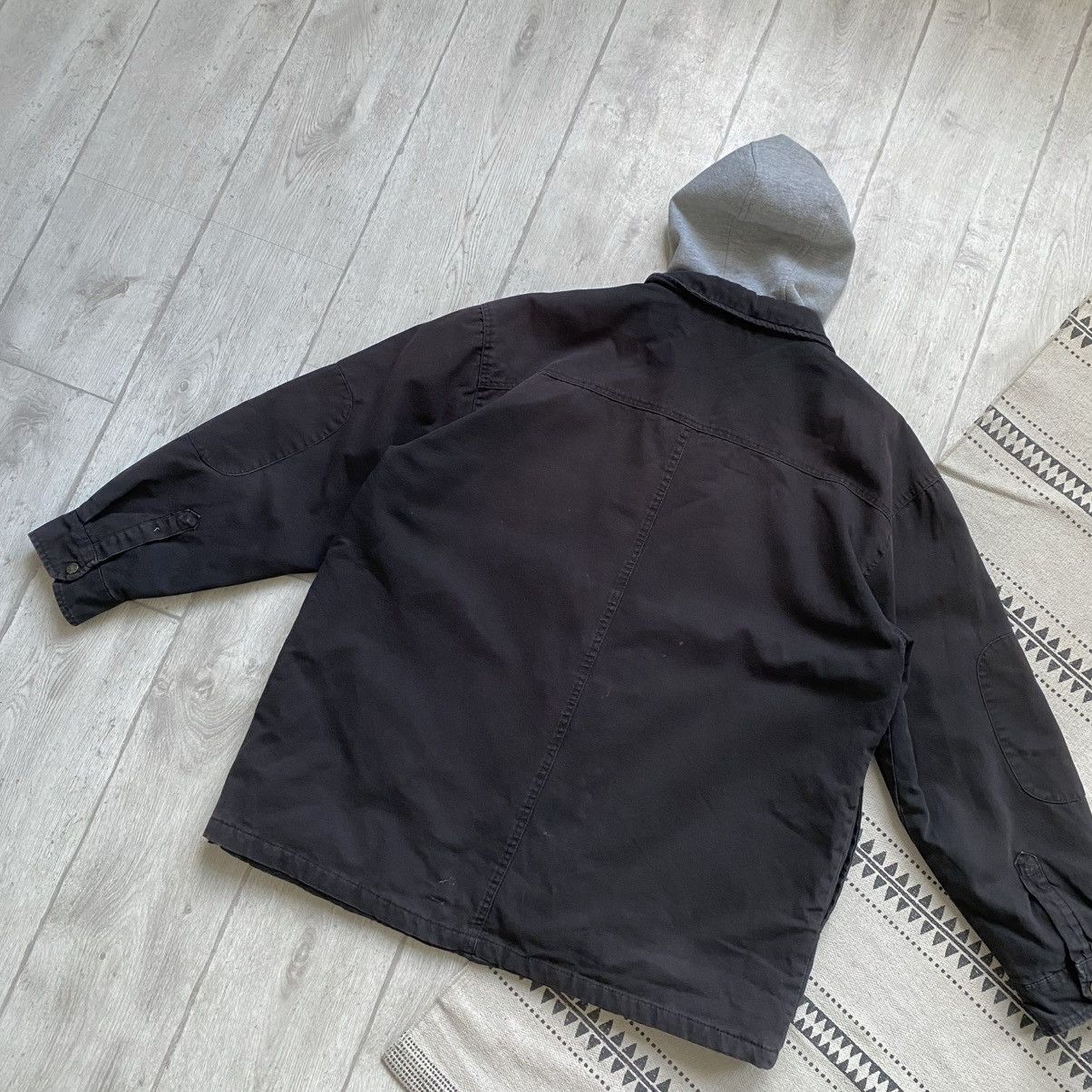 Dickies 🛠️ Vintage Faded Dickies Work jacket hooded Denim Carhartt Size US XXL / EU 58 / 5 - 9 Thumbnail