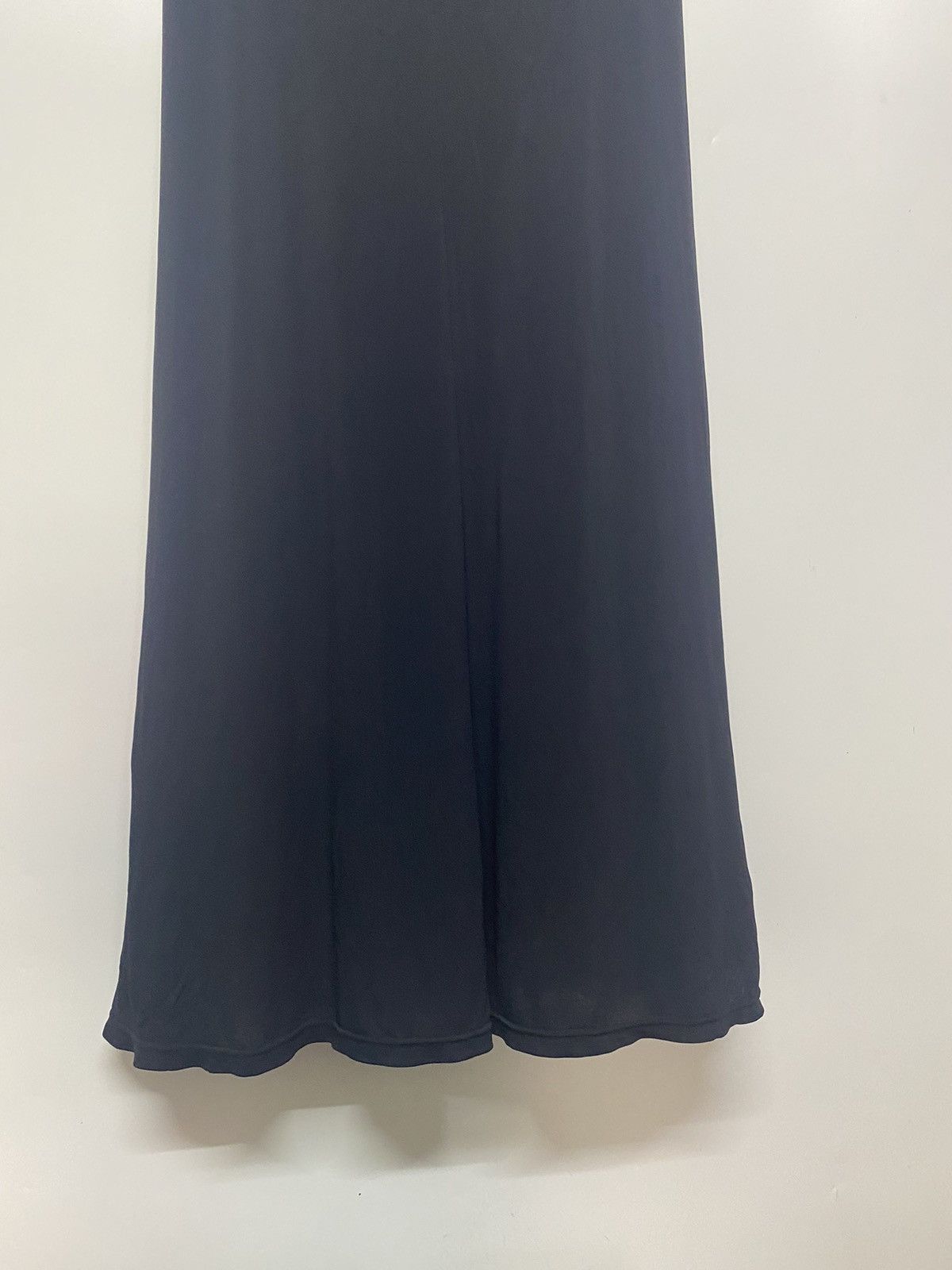 Designer Aguis Paris Midi Skirt Black Made in France Size 34" / US 12 / IT 48 - 9 Thumbnail
