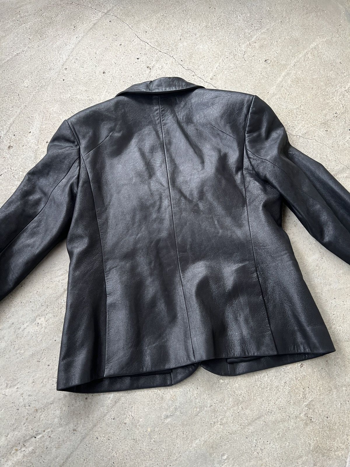 Gucci Gucci Vintale Leather Blazer Size M / US 6-8 / IT 42-44 - 4 Thumbnail
