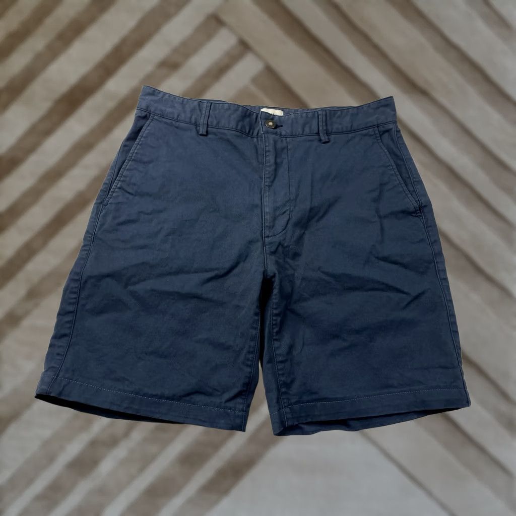 Flint And Tinder Flint and Tinder Shorts Mens 31 Blue Chino Pockets Canvas Casual 8” Size US 31 - 1 Thumbnail