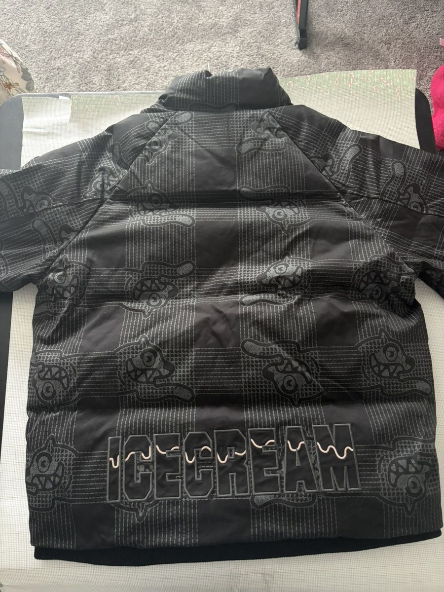 Icecream ICECREAM "Puff Puff" Running Dog Plaid Puffer - NWT Size US XL / EU 56 / 4 - 3 Thumbnail