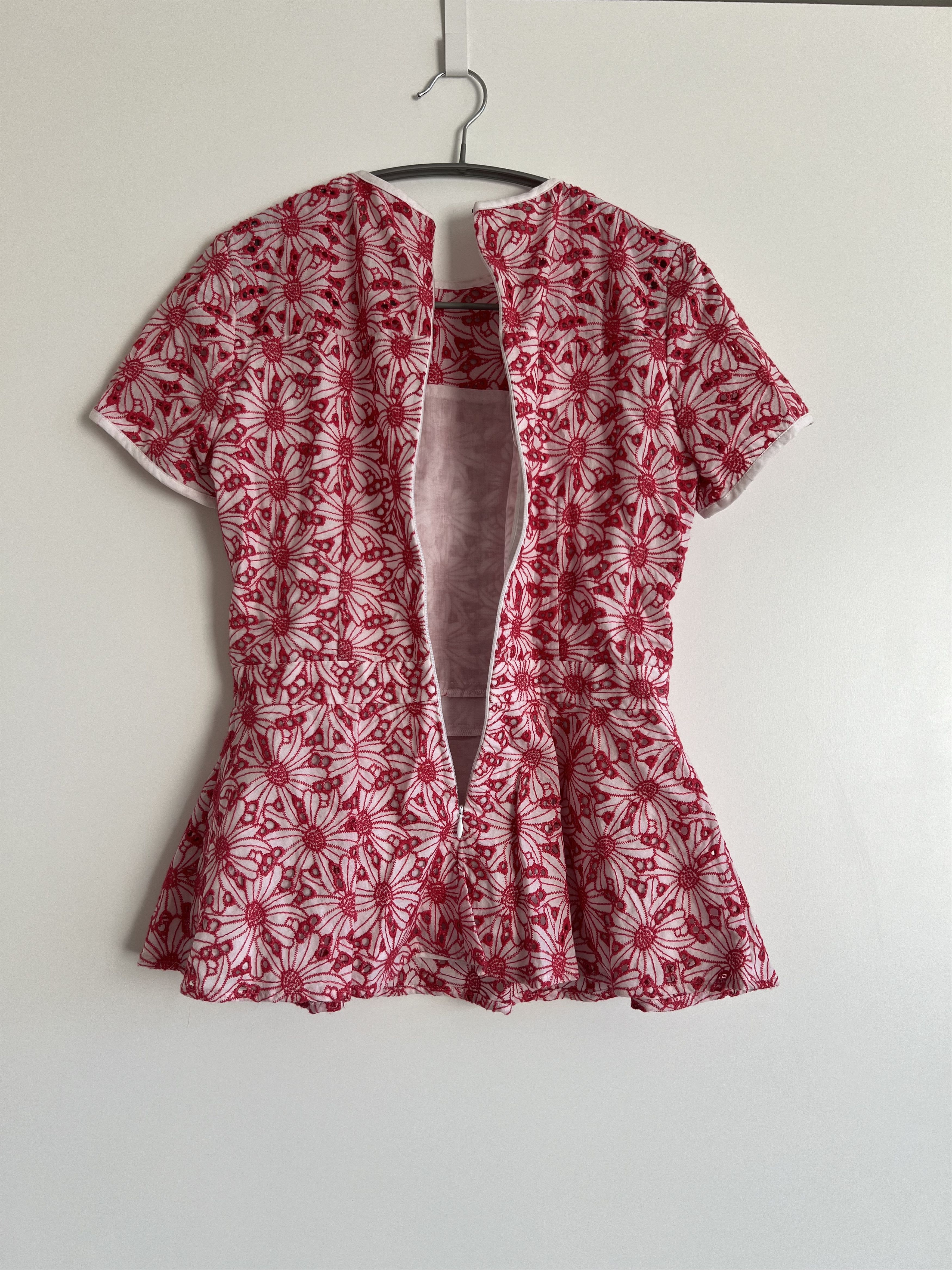 Michael Kors Michael Kors Luxury Floral Lace Peplum Top Size 0 Size XS / US 0-2 / IT 36-38 - 16 Thumbnail