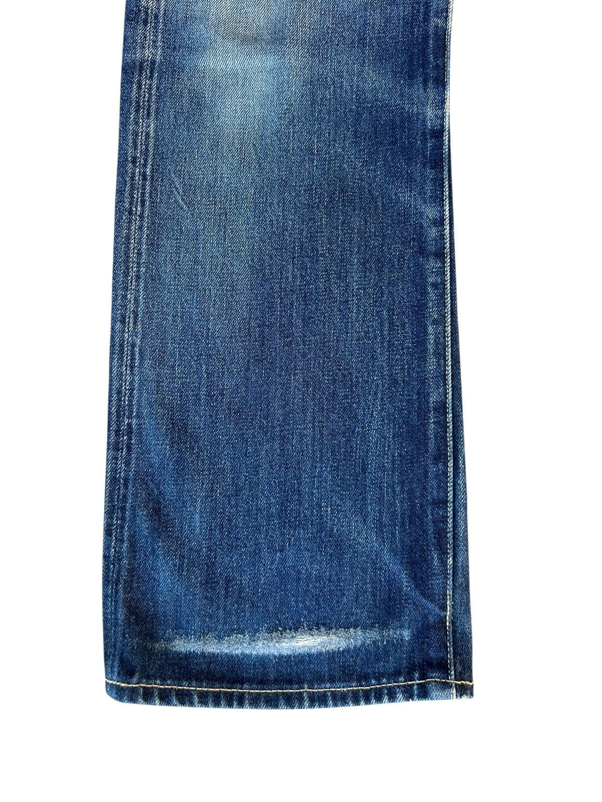 Levi's Vintage Clothing 2000s LVC Levi’s 501 XX Big E Distress Denim Selvedge Jeans Size US 30 / EU 46 - 9 Thumbnail