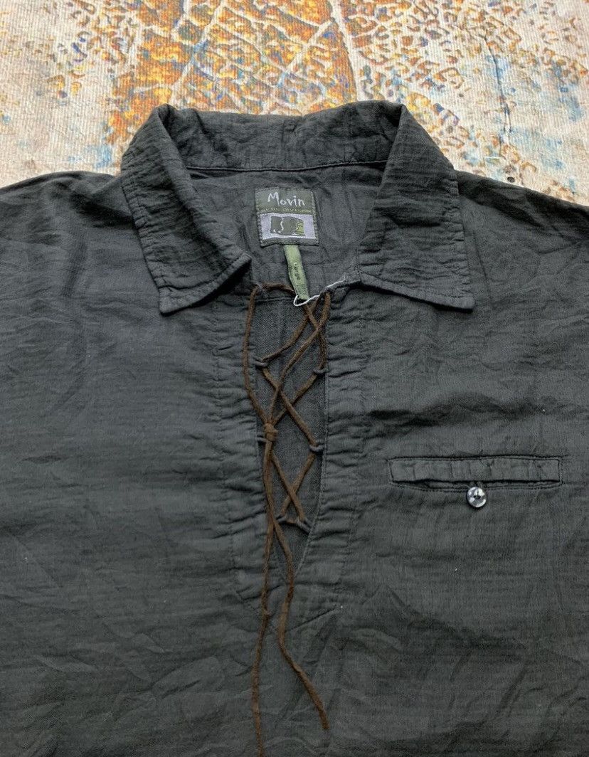 Yohji Yamamoto Crazy Japanese Movin Western yohji style Button Ups Size US L / EU 52-54 / 3 - 3 Thumbnail