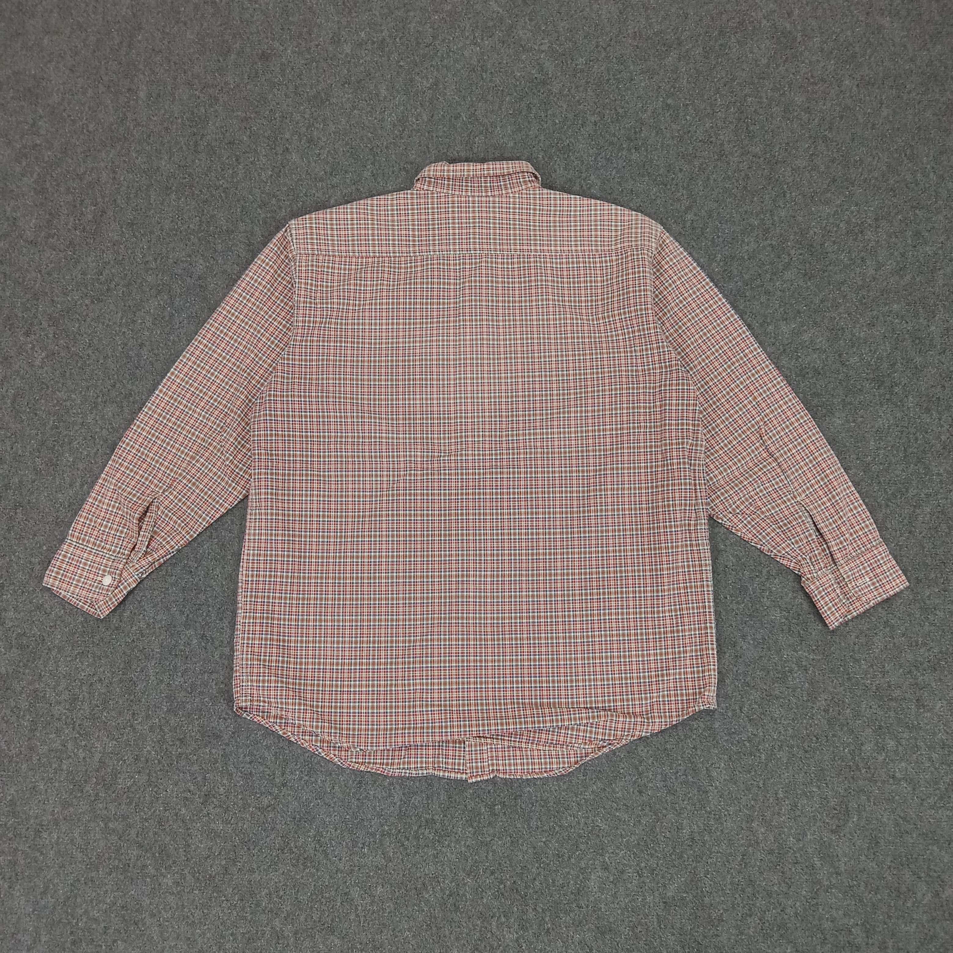 Japanese Brand × Sugar Cane × Vintage Sugar Cane Japanese Brand Flannel Work Shirt Button Up Size US L / EU 52-54 / 3 - 4 Thumbnail