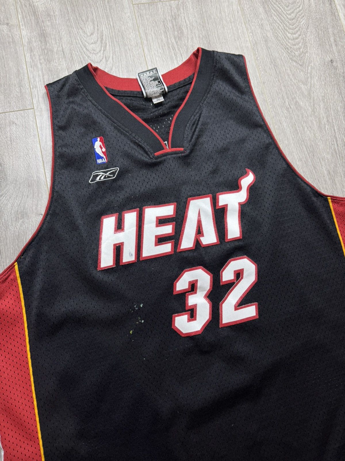 NBA × Reebok × Vintage Shaquille O'Neal Miami Heat Reebok Jersey Shaq VTG Size US XL / EU 56 / 4 - 3 Thumbnail