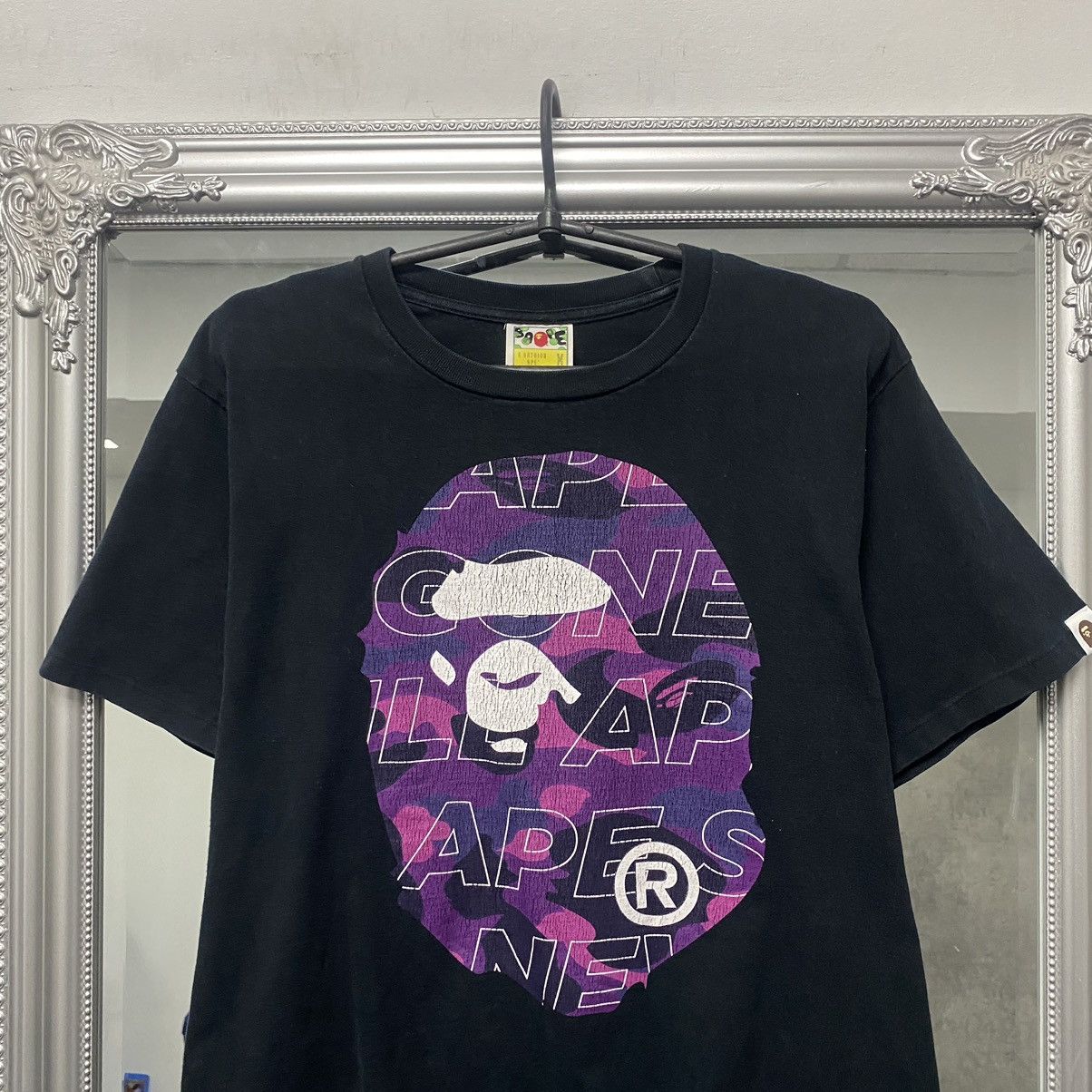 Bape Bape T-shirt Big Head Tee Big Logo A Bathing Ape Size US M / EU 48-50 / 2 - 2 Thumbnail