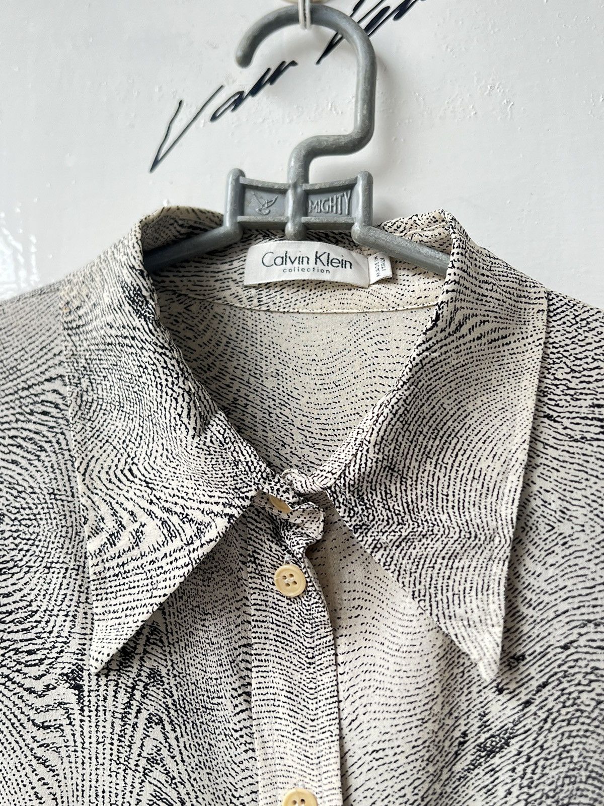 Calvin Klein Calvin Klein Collection Motive Shirt Size US XS / EU 42 / 0 - 13 Thumbnail