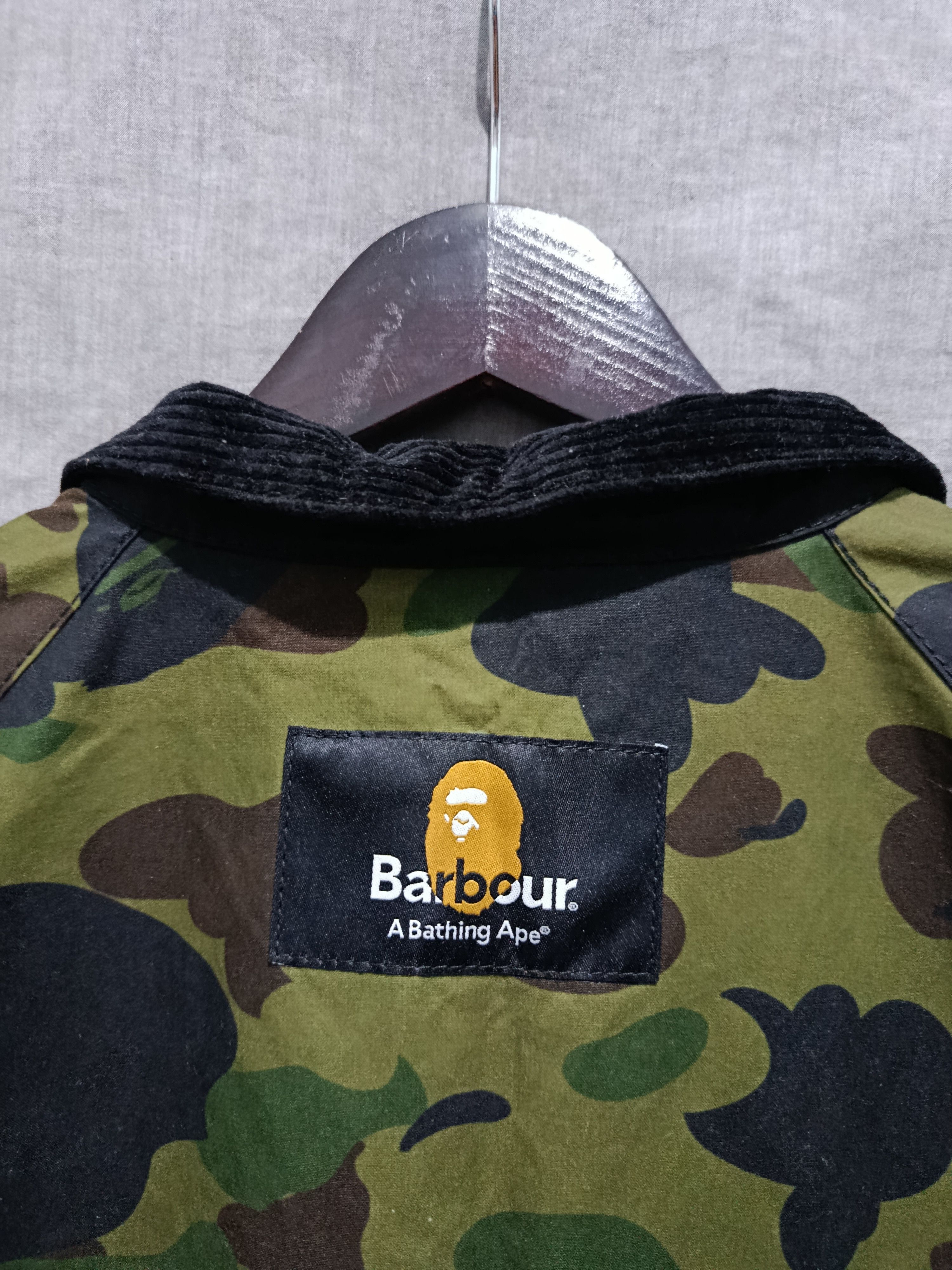 Bape × Barbour Barbour x Bape Camo rain wax jacket Size US M / EU 48-50 / 2 - 6 Thumbnail
