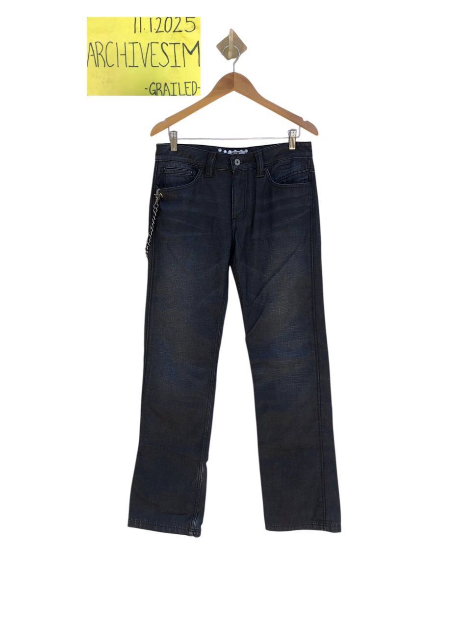 Antik Denim ANTIK Stud Denim/Leather With Lanyard Size US 32 / EU 48 - 2 Thumbnail
