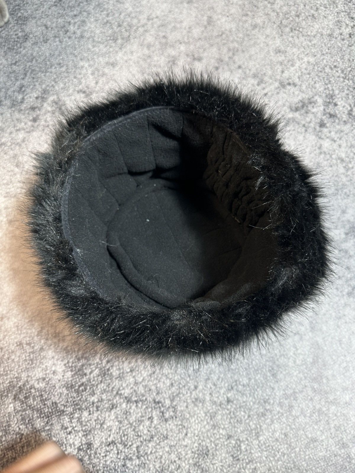 Other Y2K Vintage Fur Hat Streetwear Avant Garde Opium Style Rare Size ONE SIZE - 2 Thumbnail